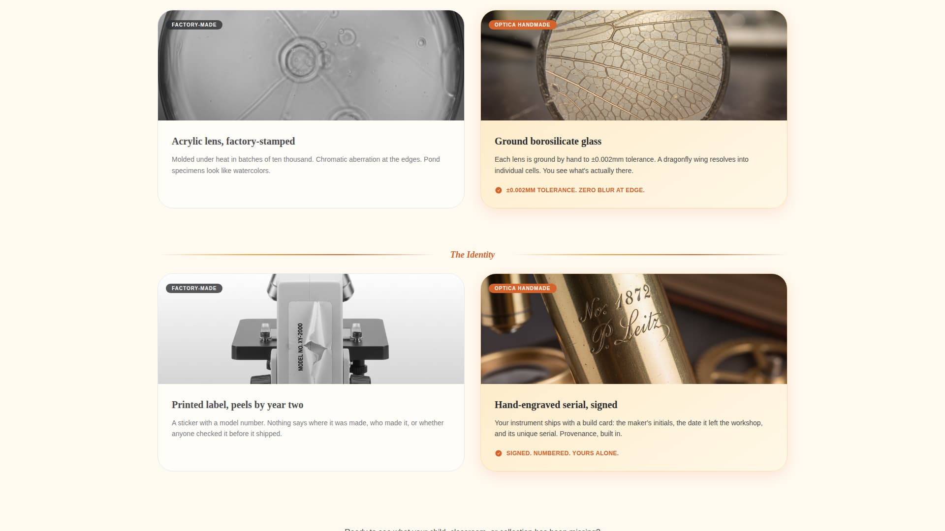 Optica - Captivating Scienceequipment Landing Page Template