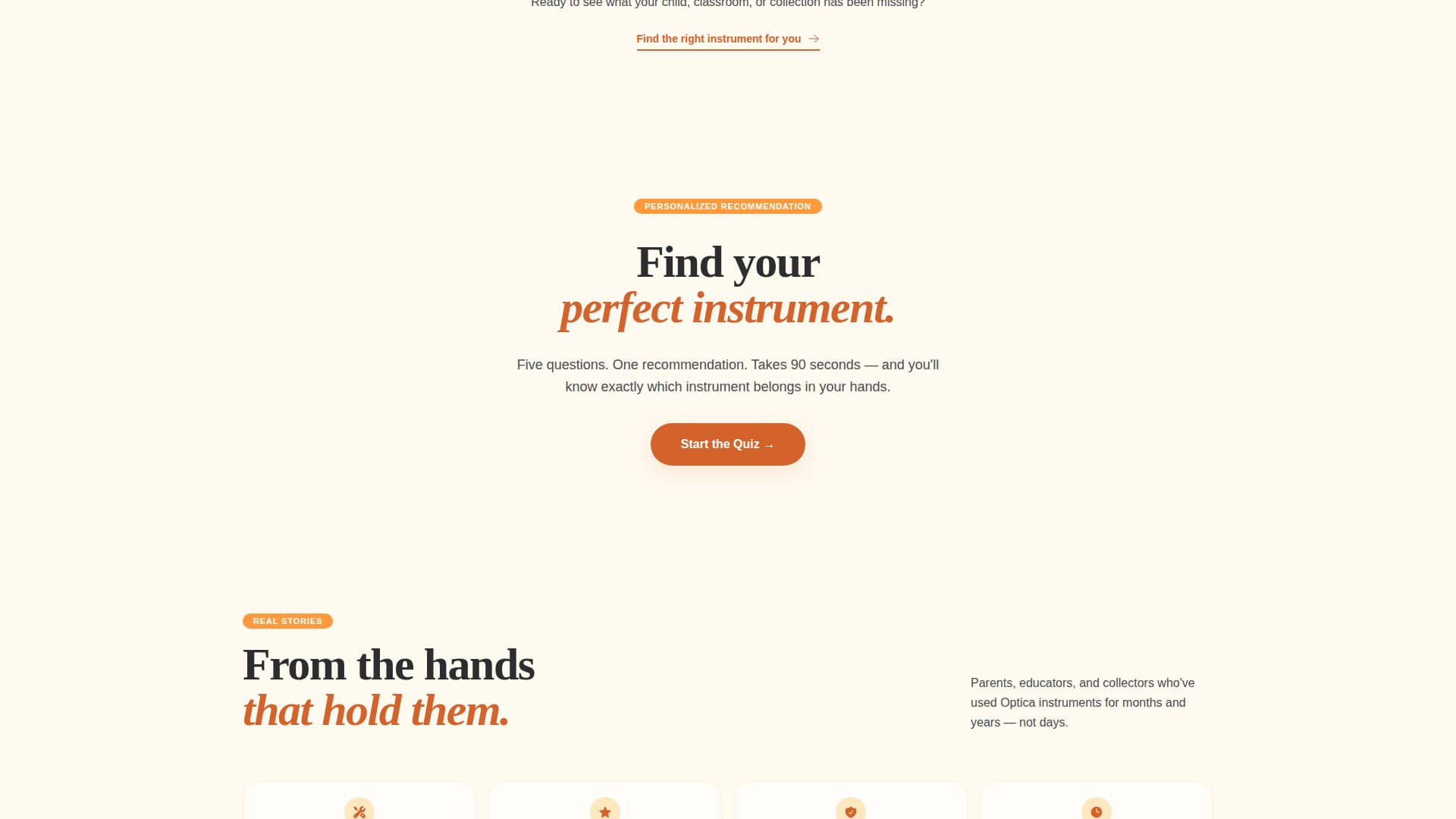 Optica - Captivating Scienceequipment Landing Page Template