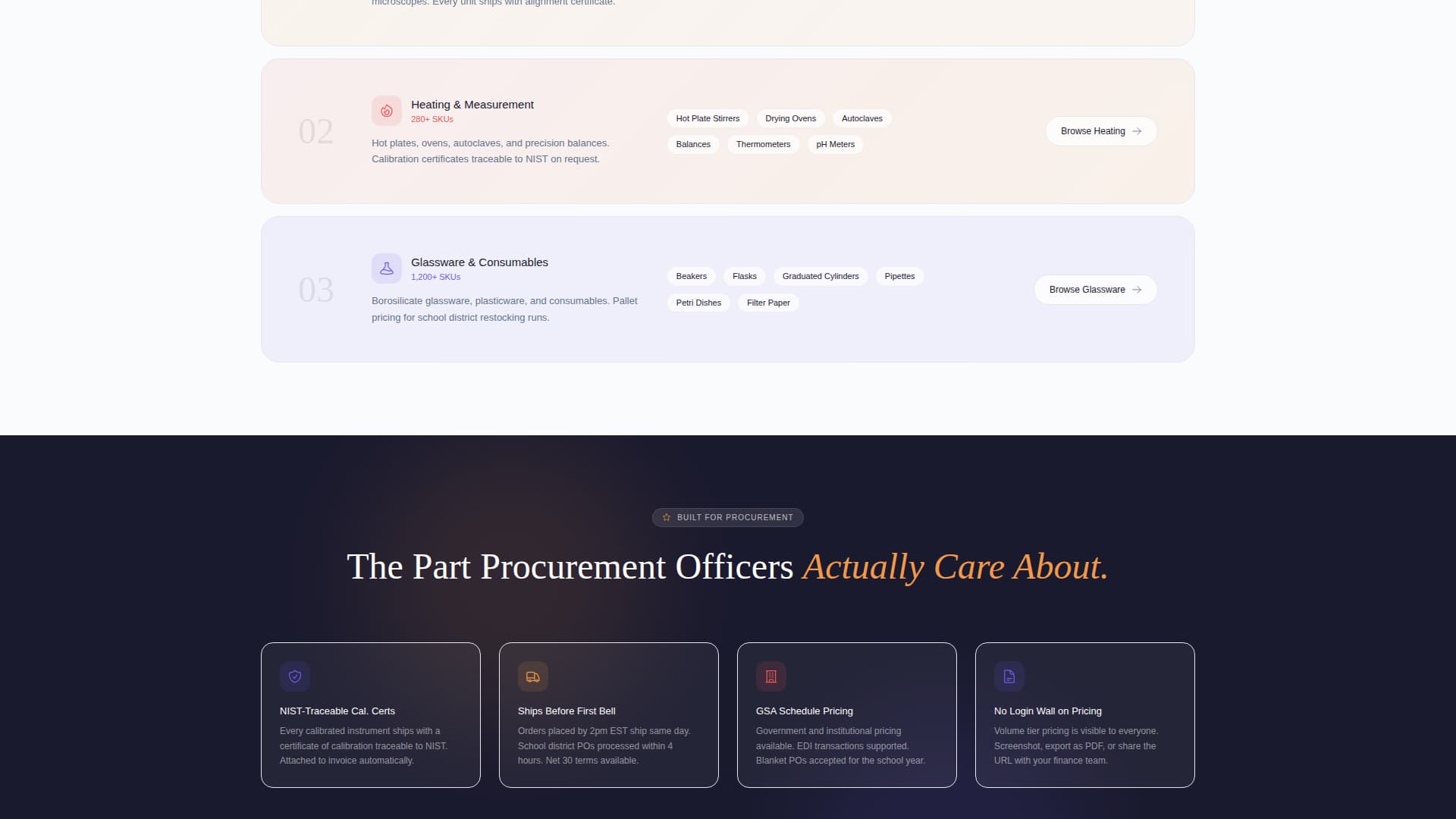 Optica - Precision Science Landing Page Template