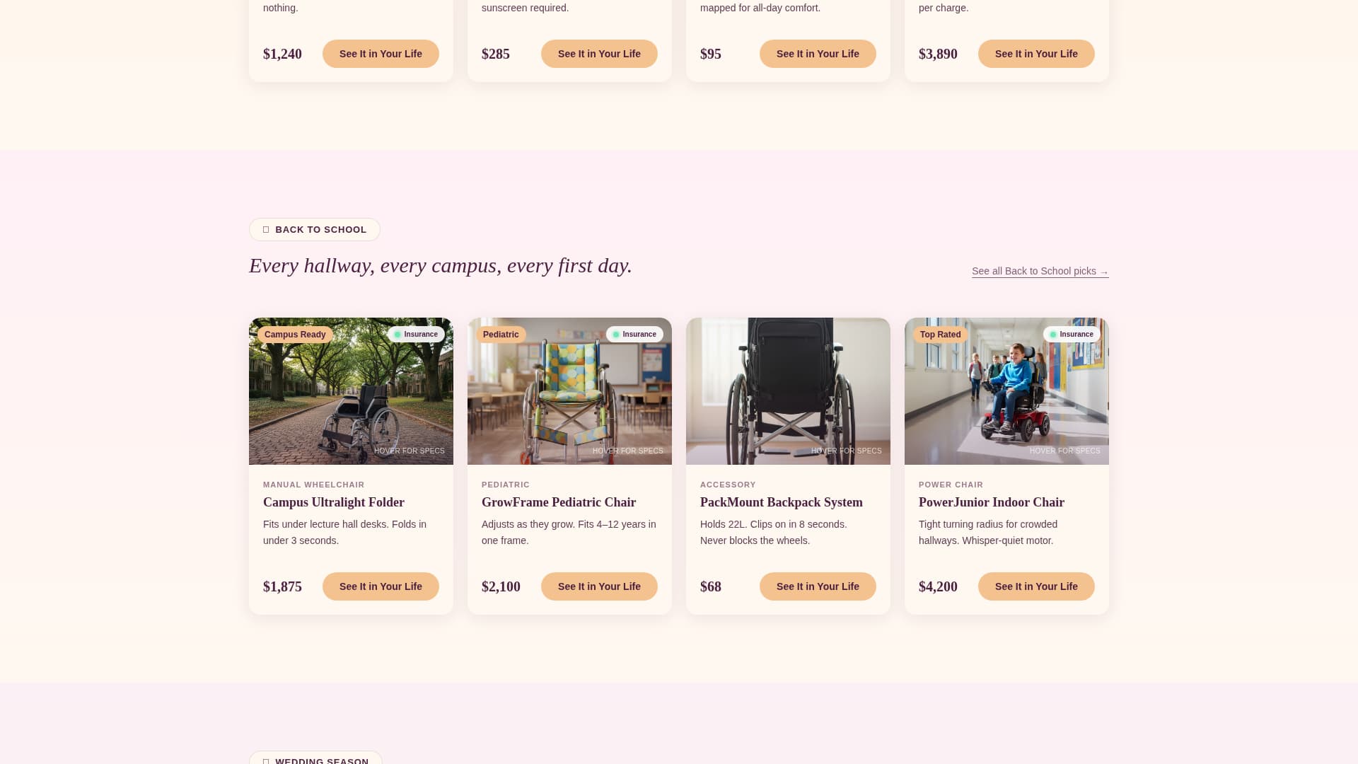 Glide - Warm Mobility Landing Page Template