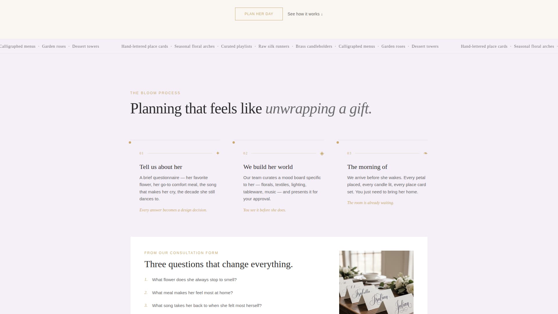 Bloom - Elegant Celebration Landing Page Template