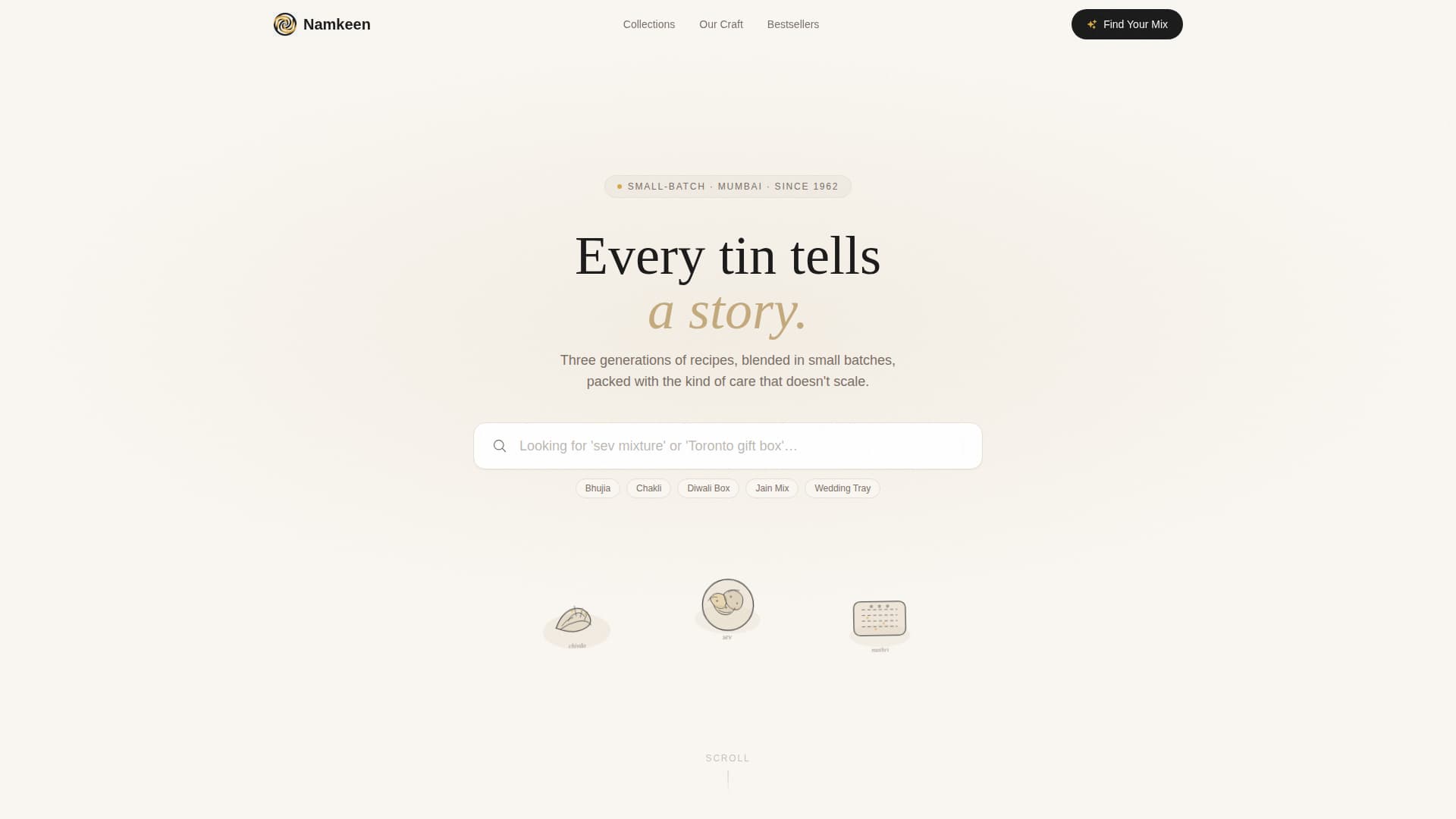Namkeen - Artisan Snack Landing Page Template
