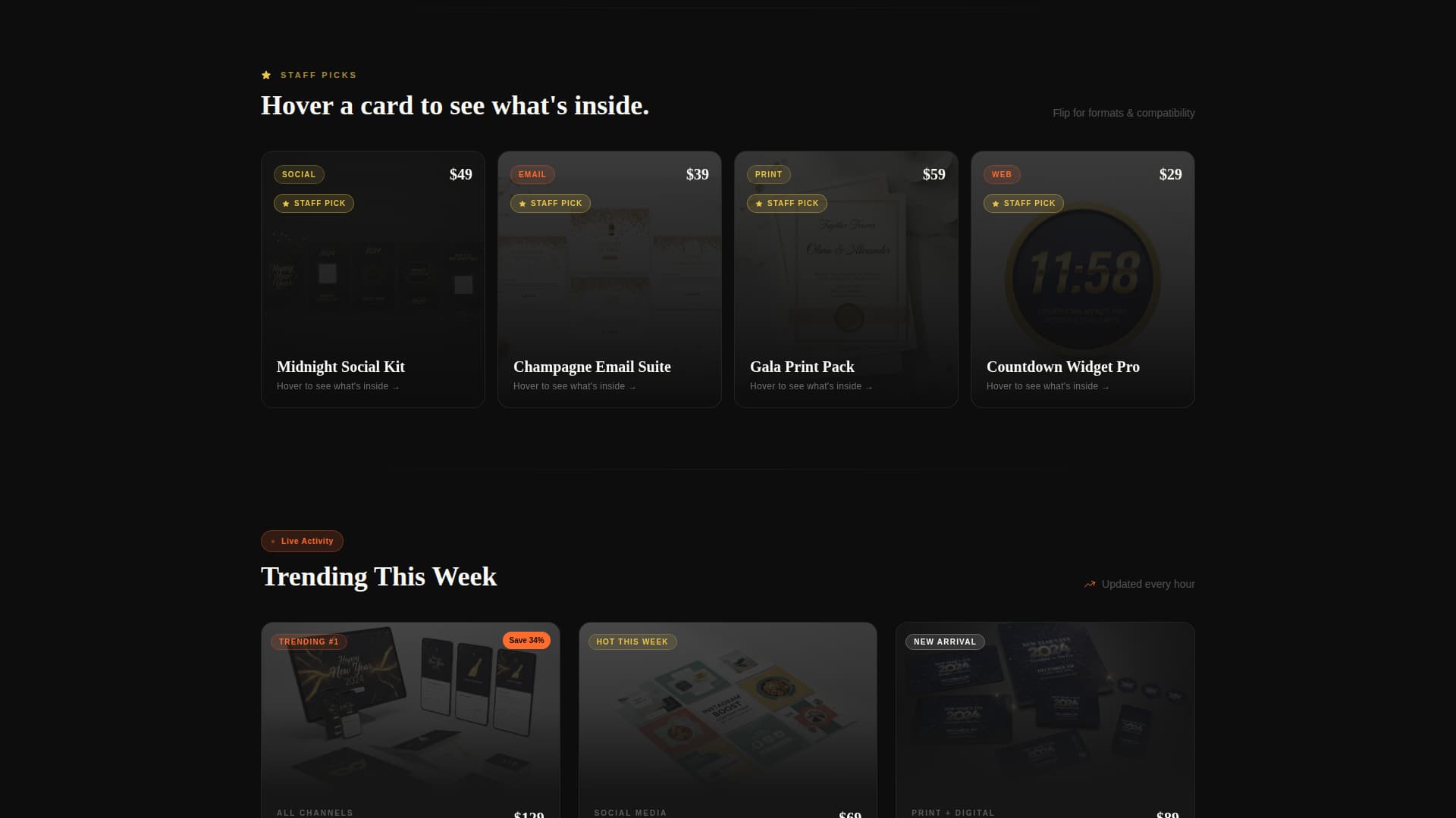 Countdown - Electric Nye Landing Page Template