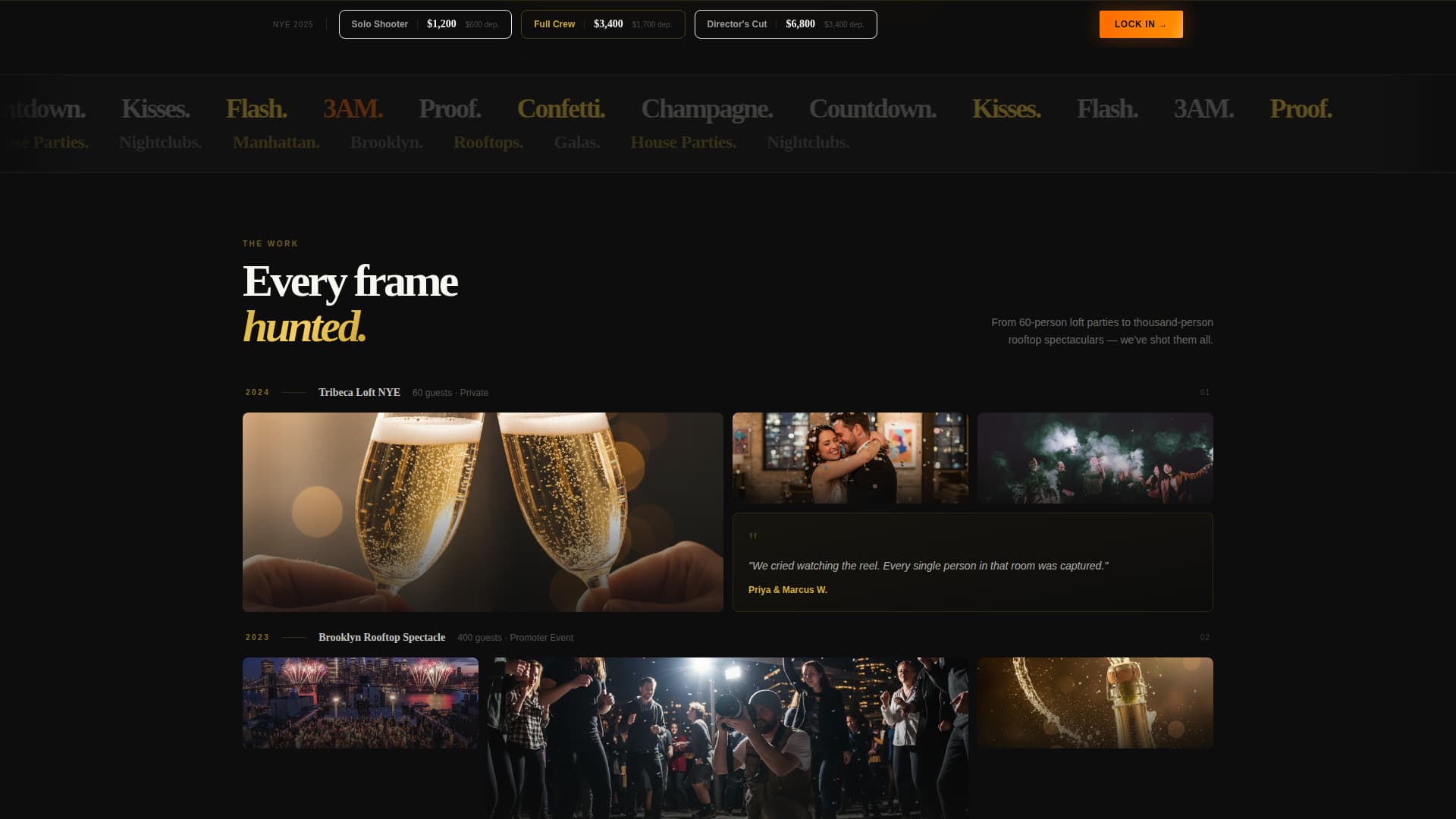 Countdown - Electrifying Nye Landing Page Template
