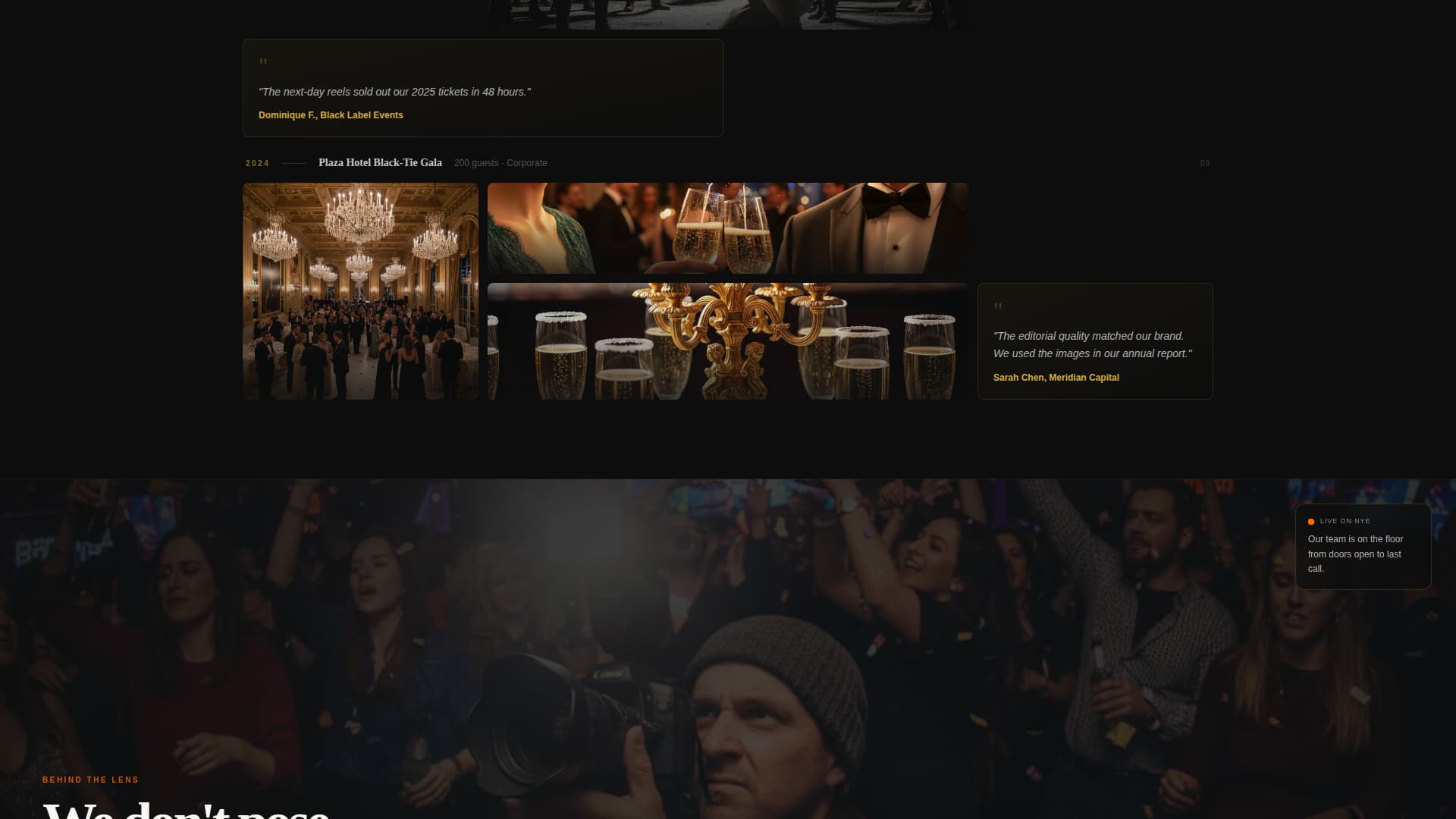 Countdown - Electrifying Nye Landing Page Template
