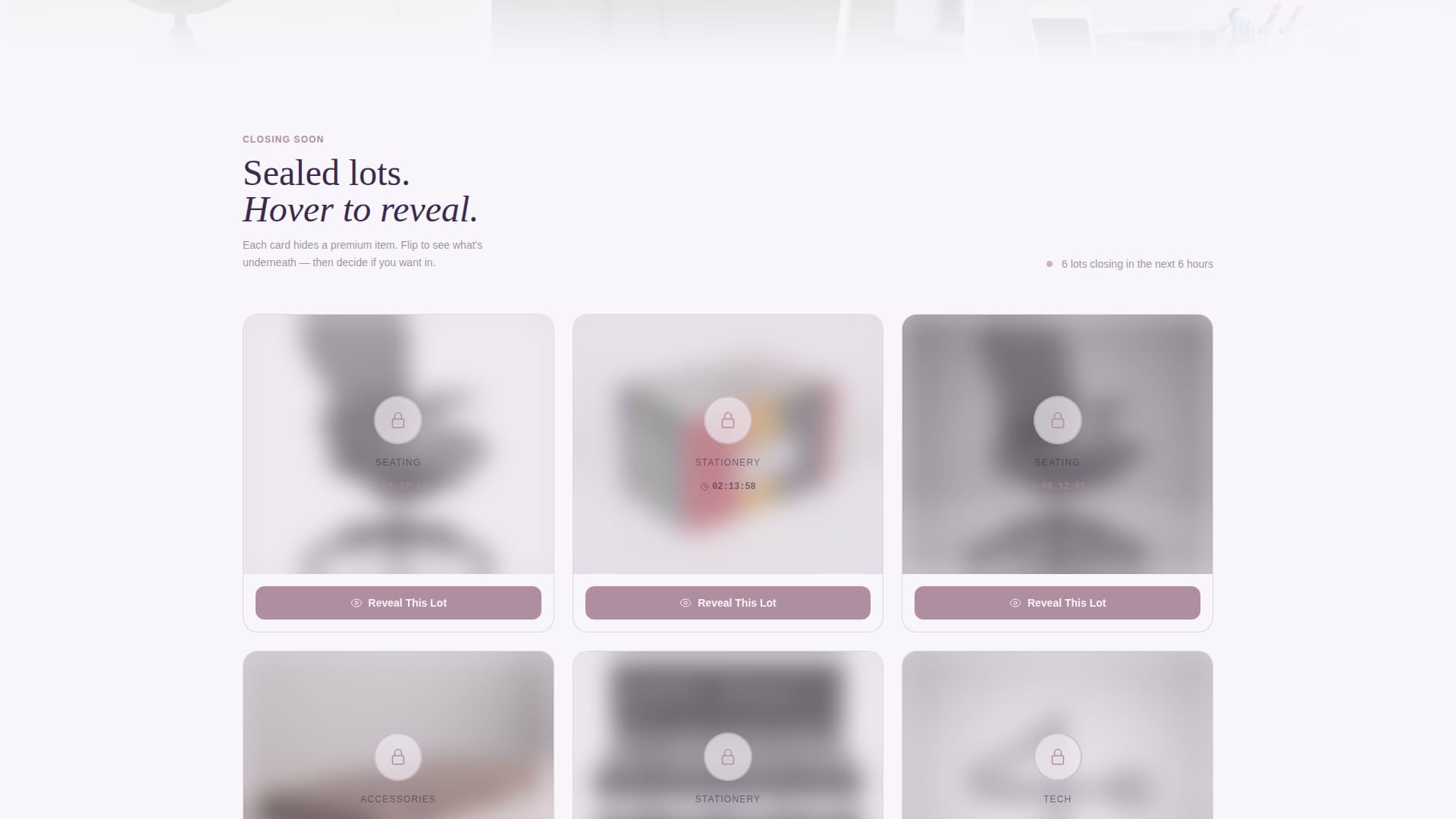 Lot - Luxe Officesupplies Landing Page Template