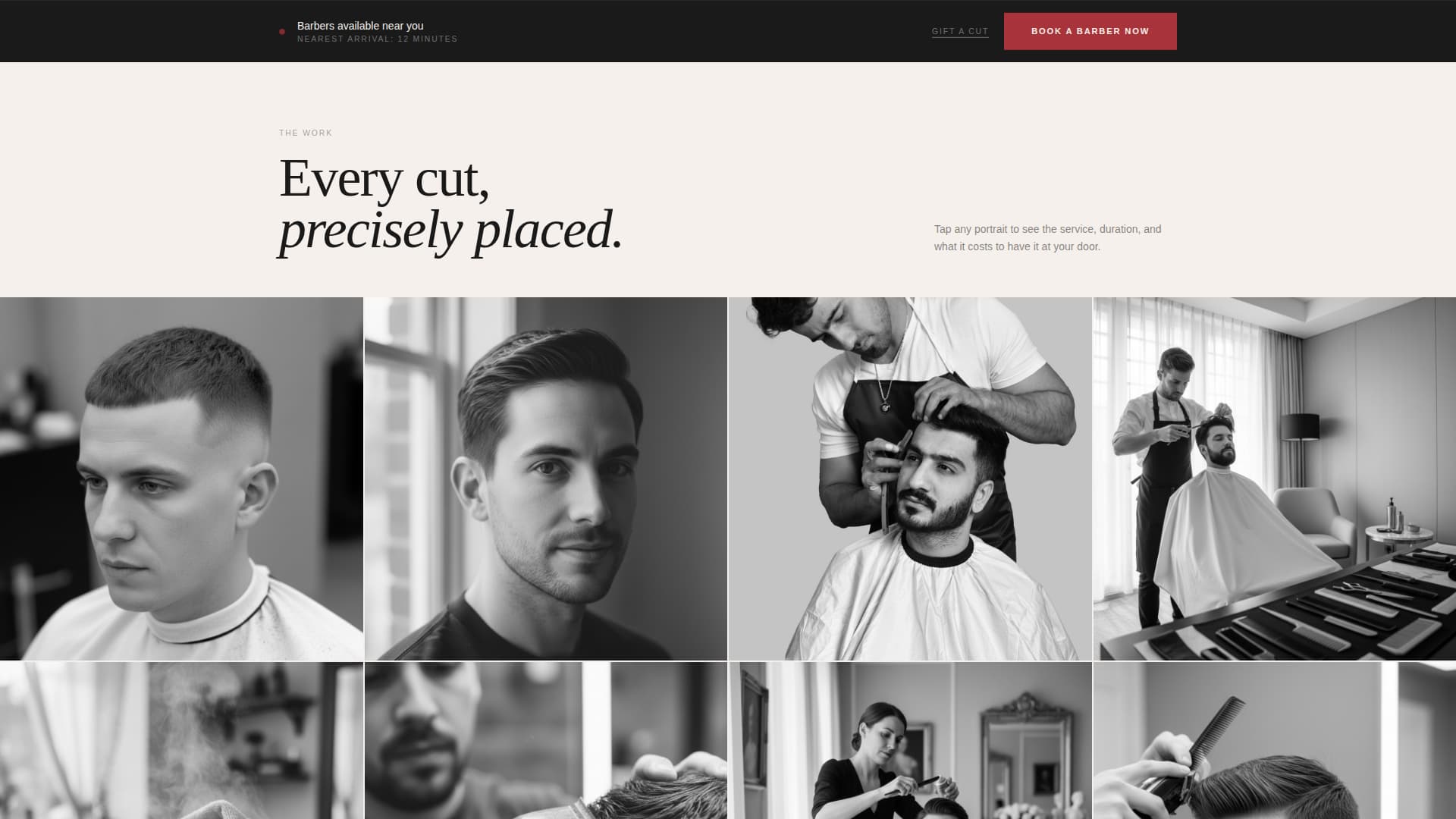 On-Demand Business Specialist Booking Website Template