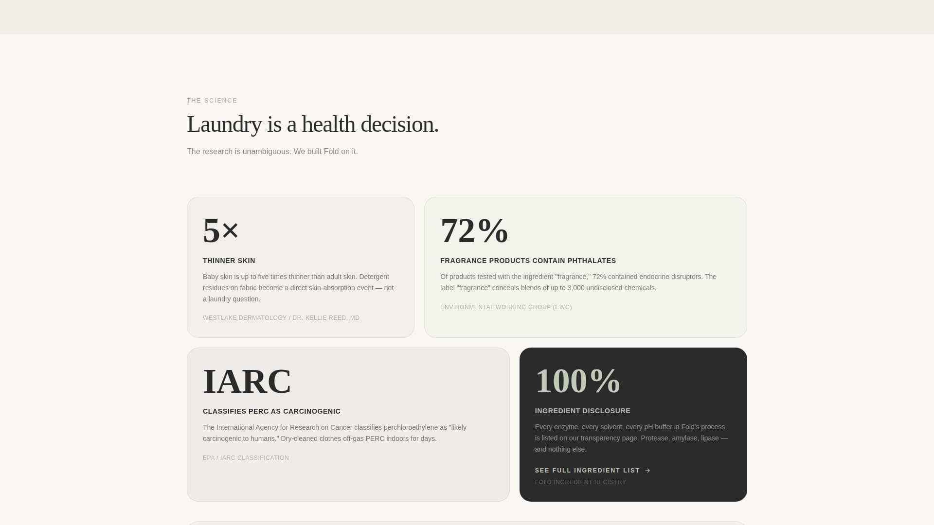 Fold - Pure Laundry Landing Page Template