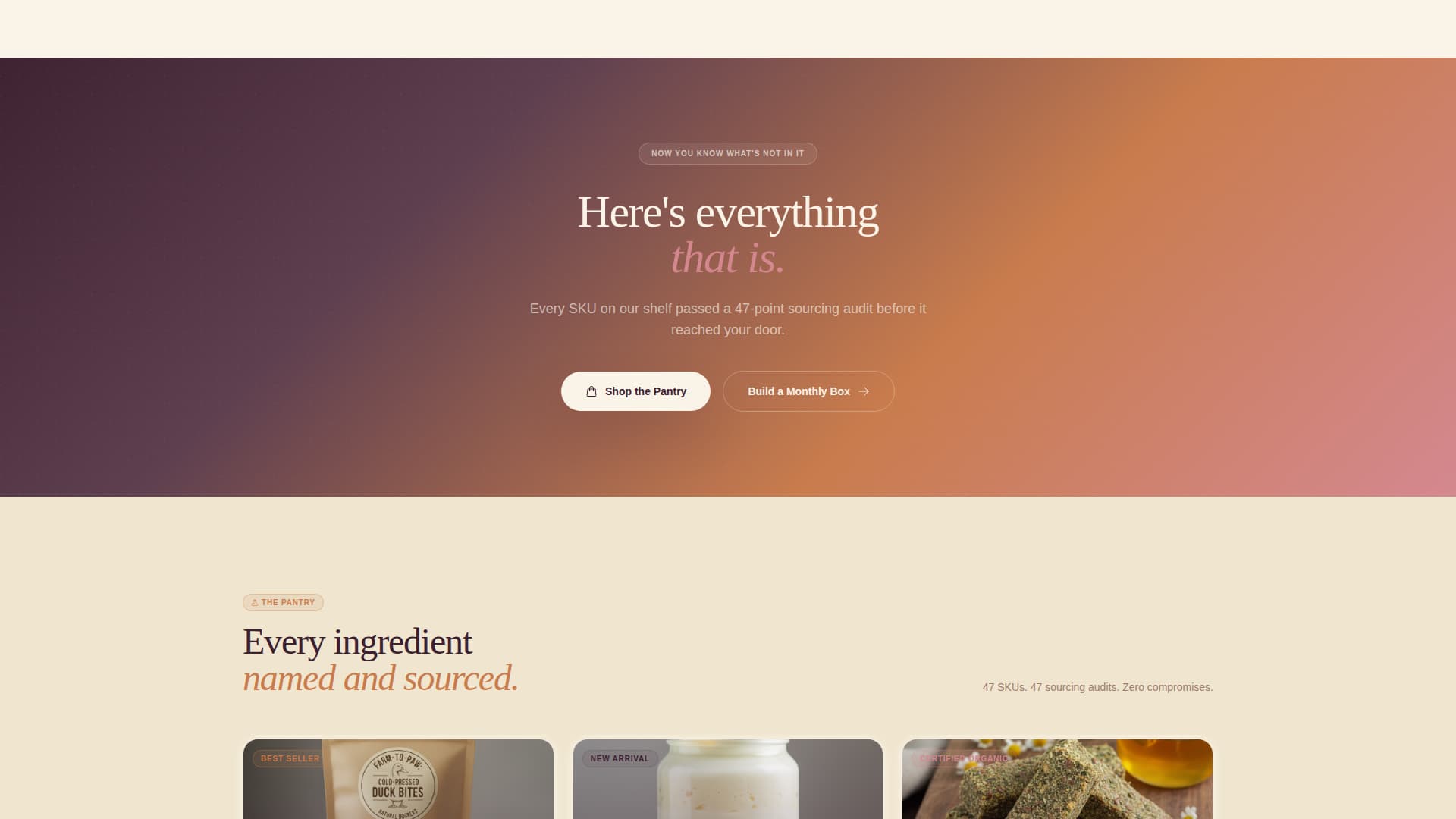 Organic Business Blog Website Template