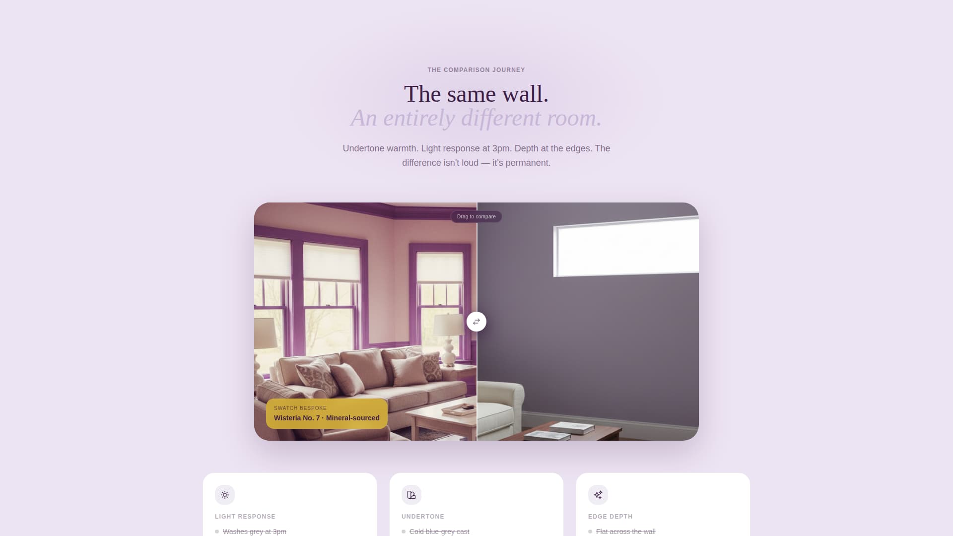 Swatch - Bespoke Paint Landing Page Template