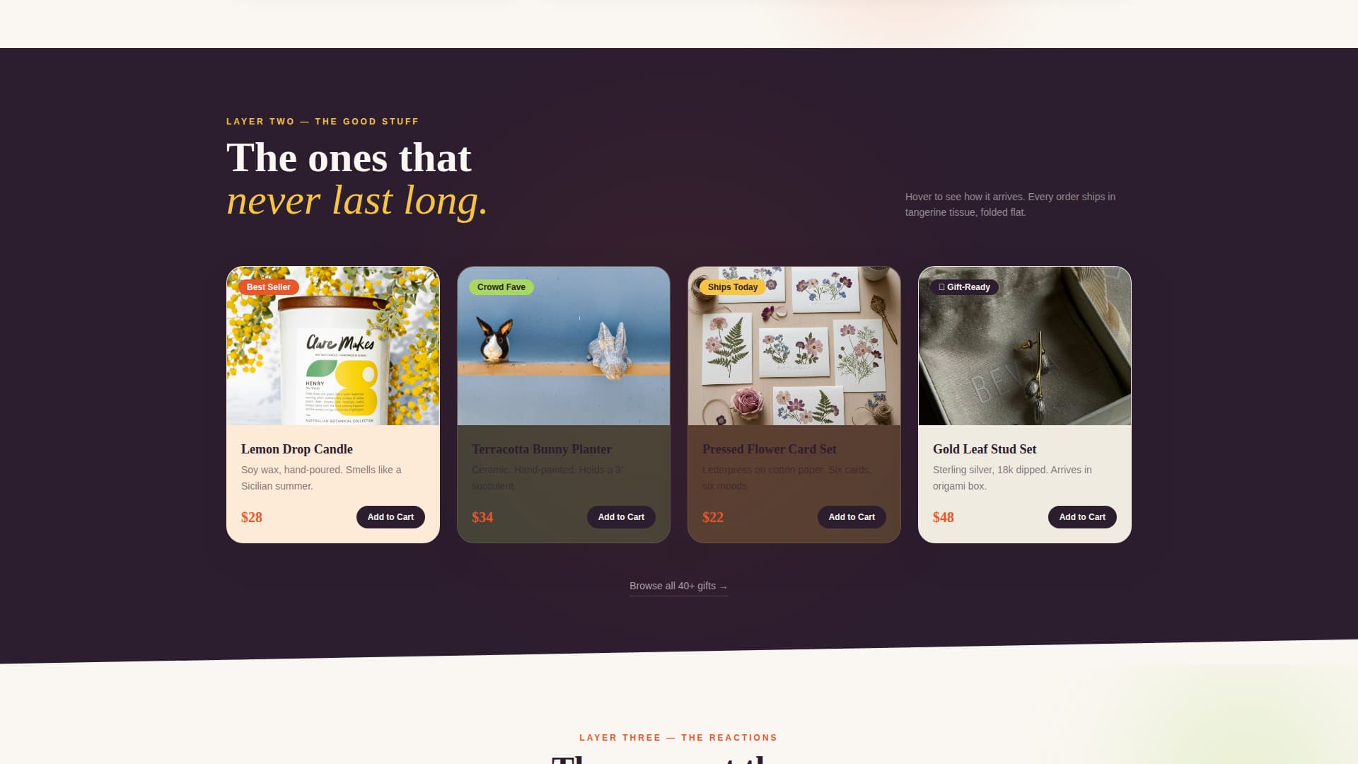 Unwrap - Playful Popup Landing Page Template