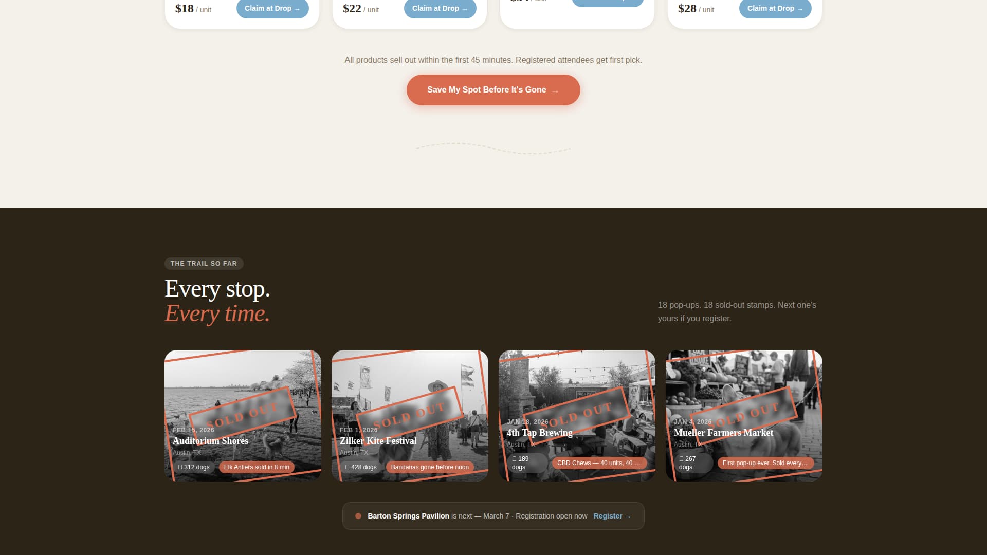 Fetch - Playful Popup Landing Page Template