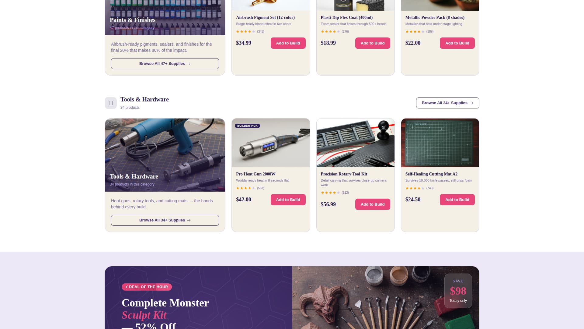 Forge - Dynamic Cosplay Landing Page Template