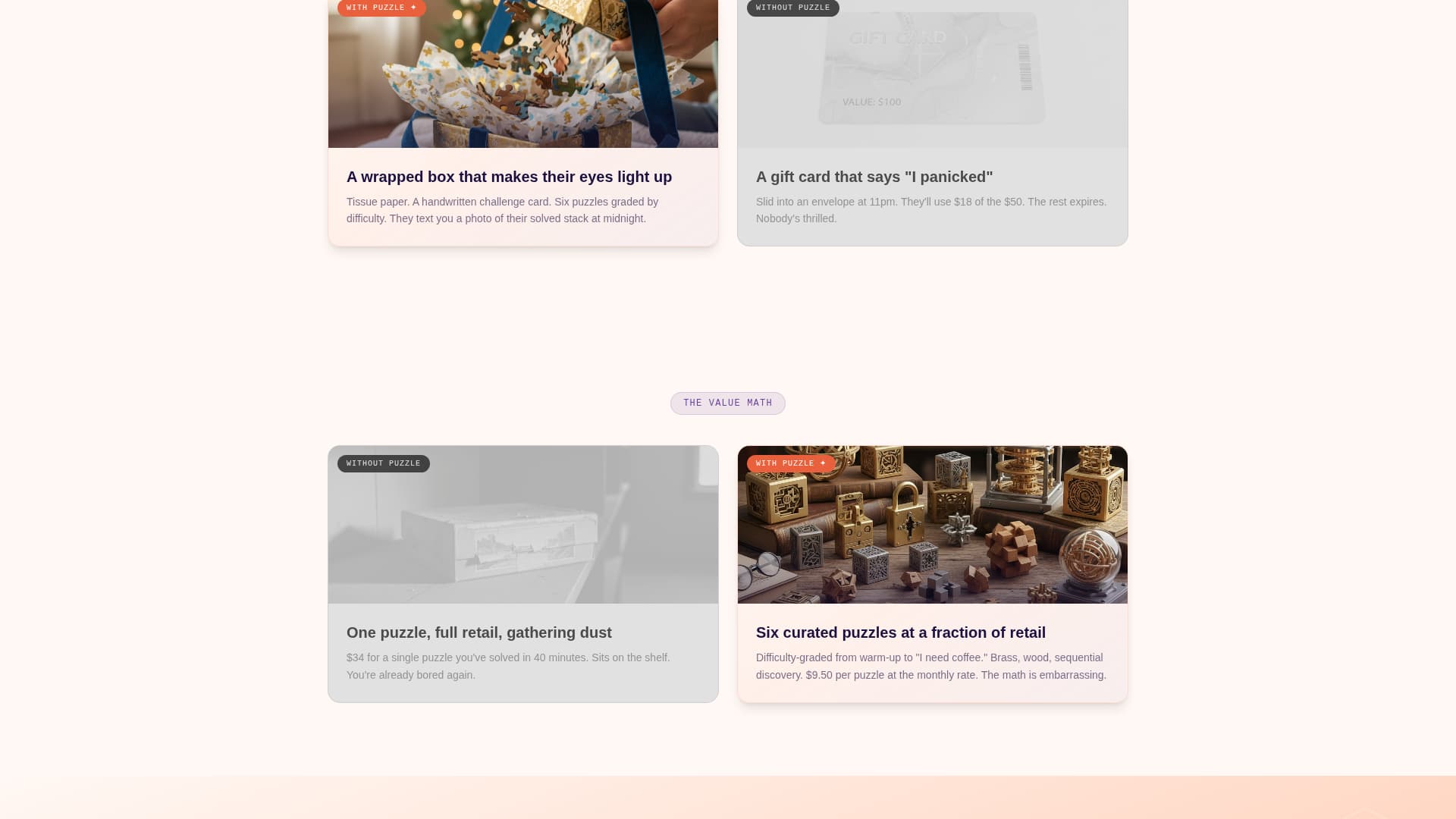 Puzzlebox - Captivating Subscription Landing Page Template