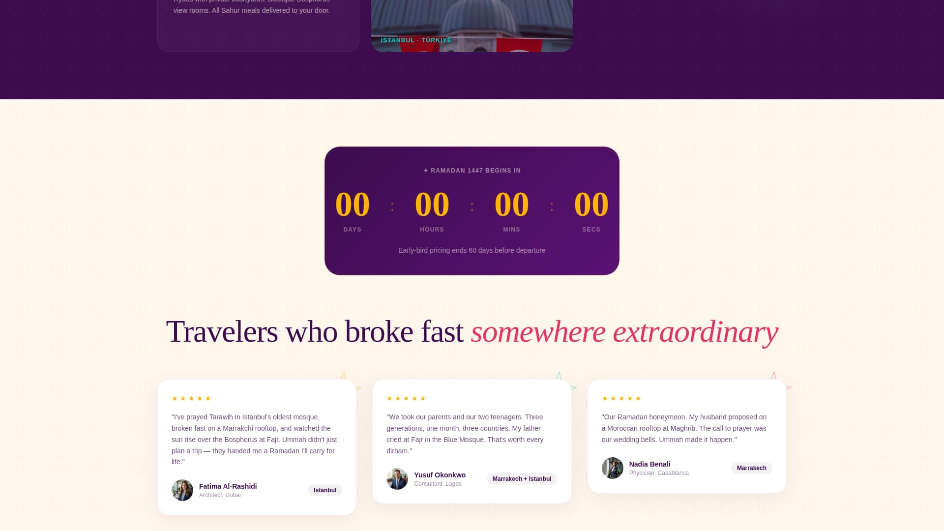 Ramadan - High-Converting Catering Landing Page Template