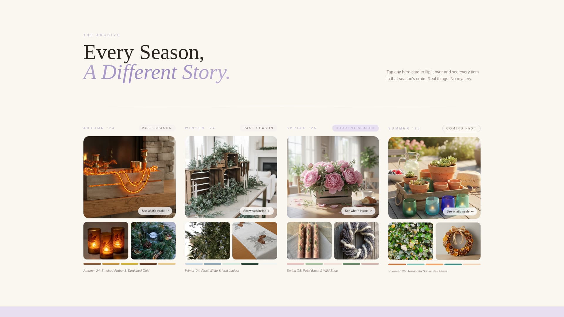 Unbox - Seasonal Decorations Landing Page Template