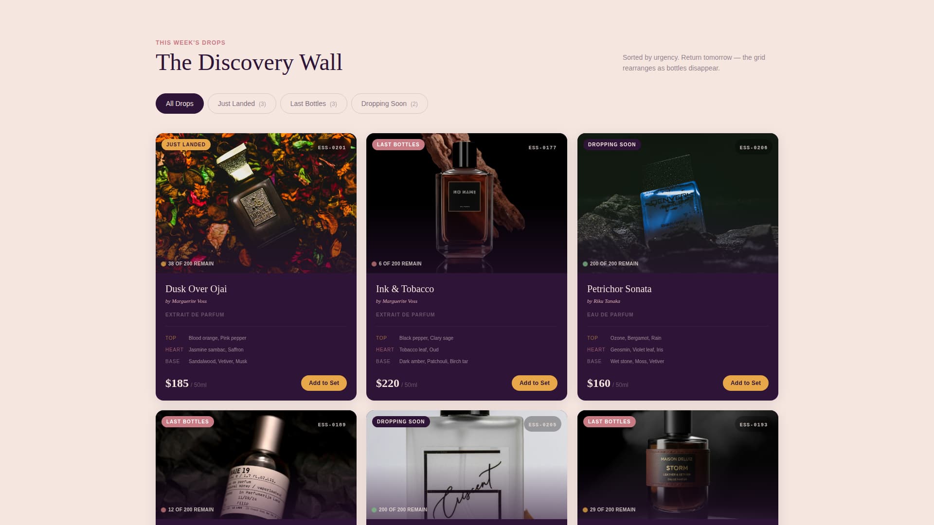 Essence - Captivating Perfume Landing Page Template