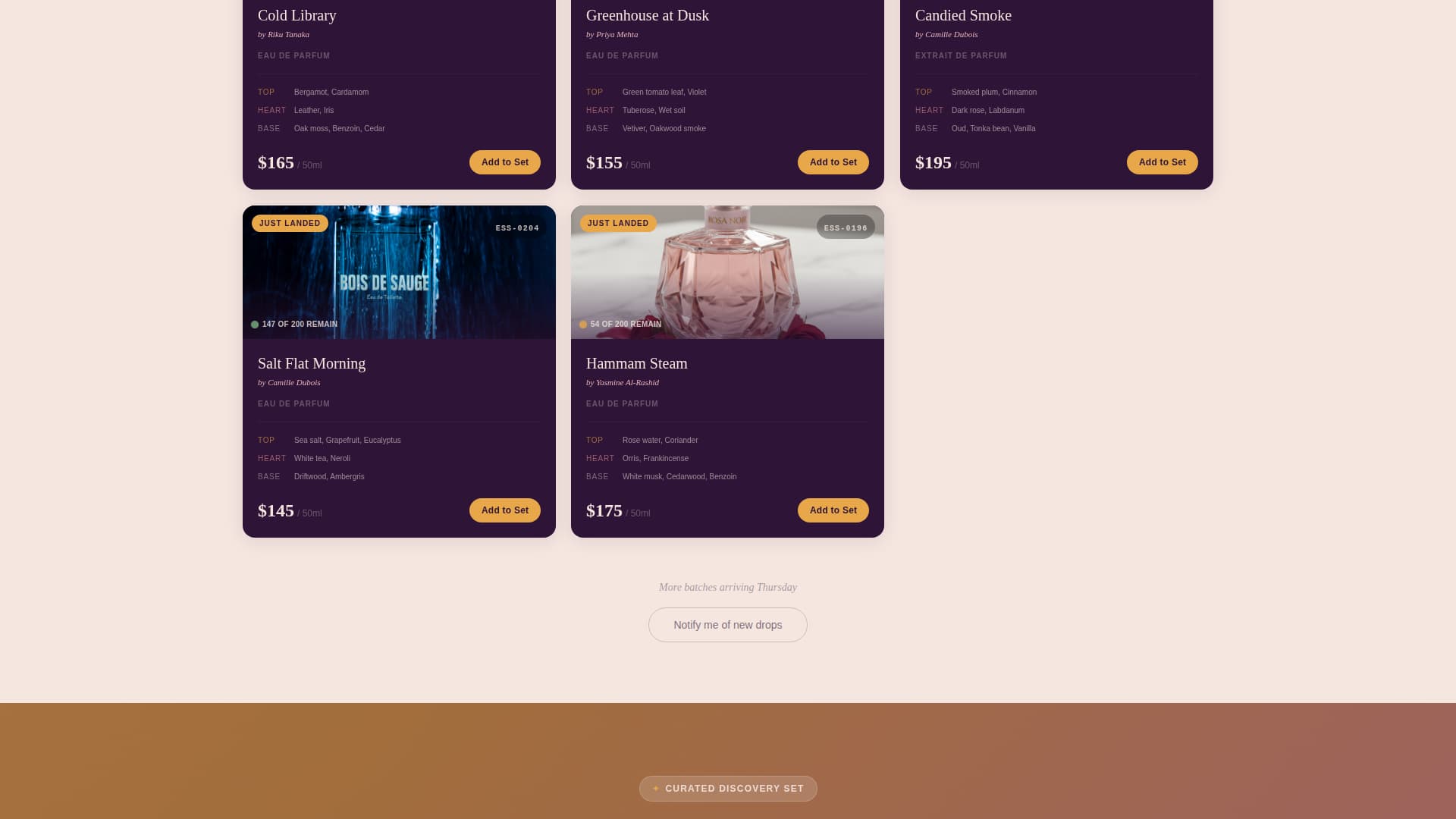 Essence - Captivating Perfume Landing Page Template