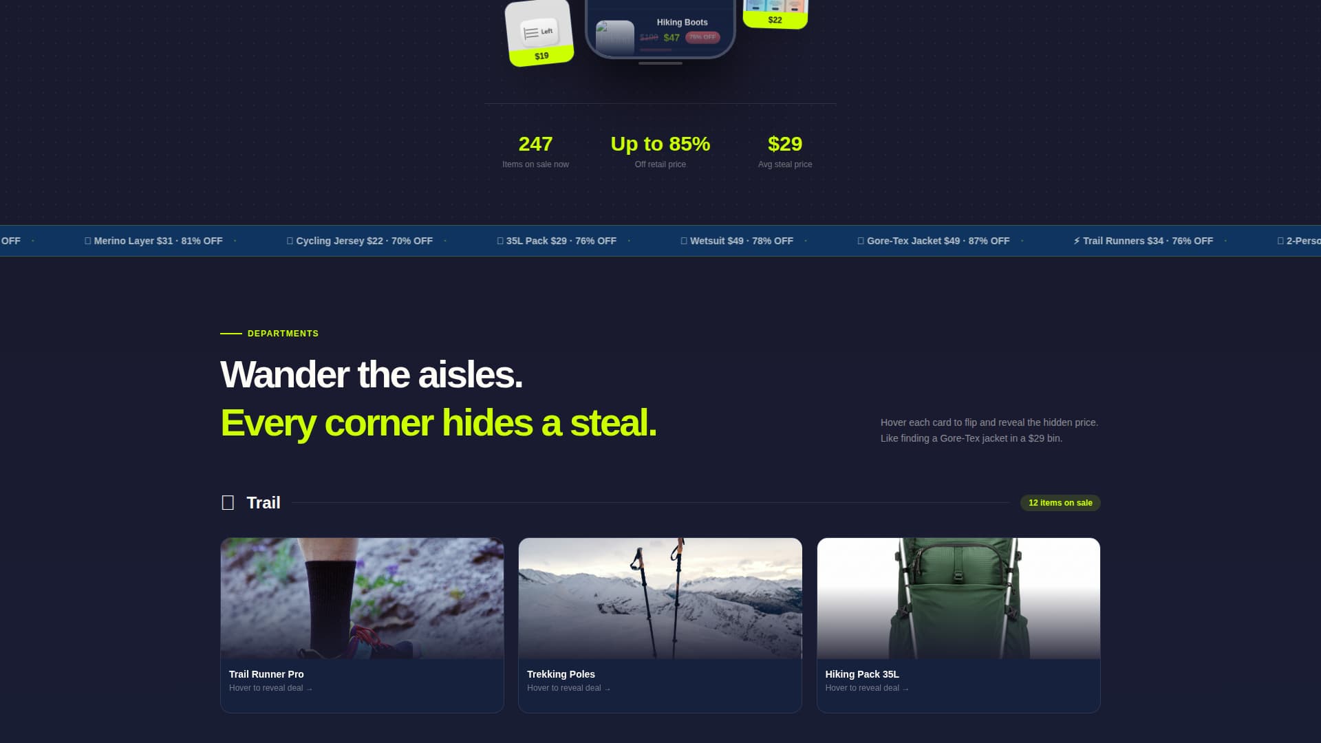 Haul - Unbeatable Outdoor Landing Page Template