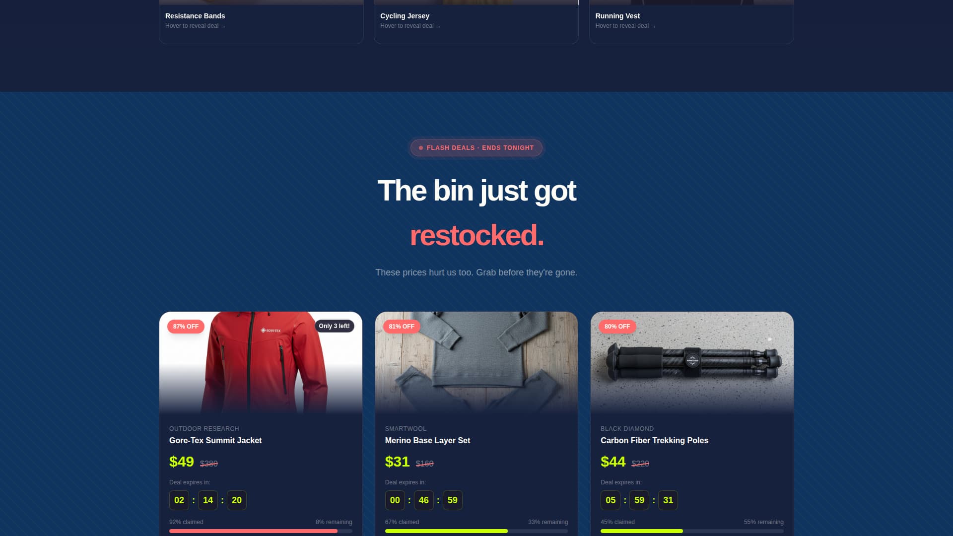Haul - Unbeatable Outdoor Landing Page Template