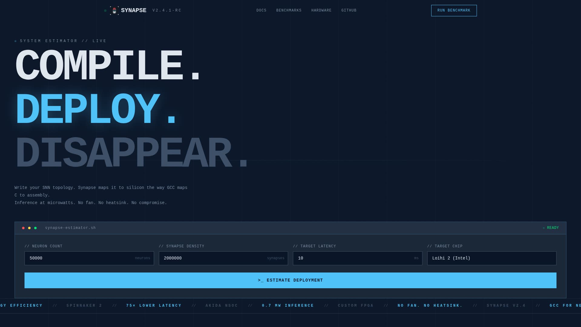 Neuromorphic Computing Technology Cost Calculator Website Template