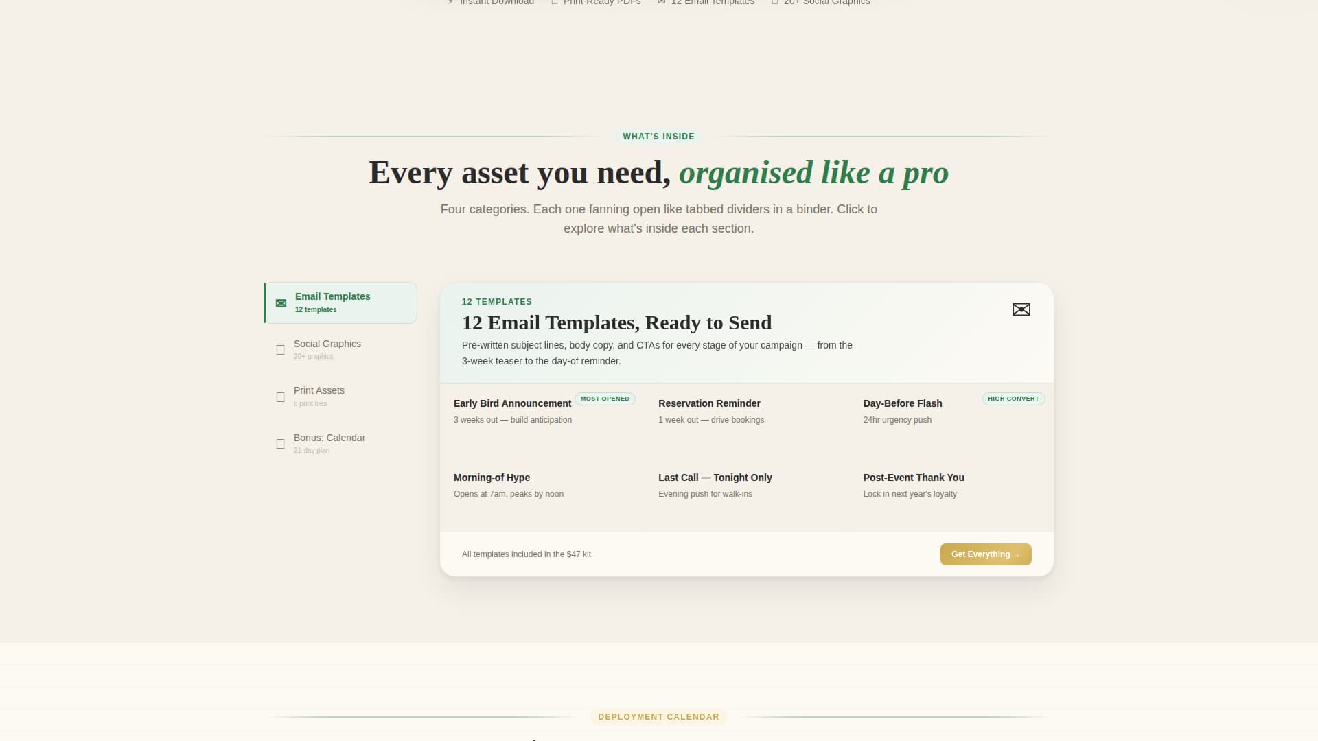 Shamrock - Seasonal Small Business Landing Page Template