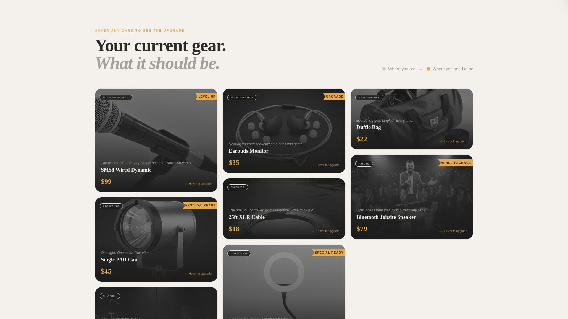 Punchline - Bold Comedy Supply Landing Page Template