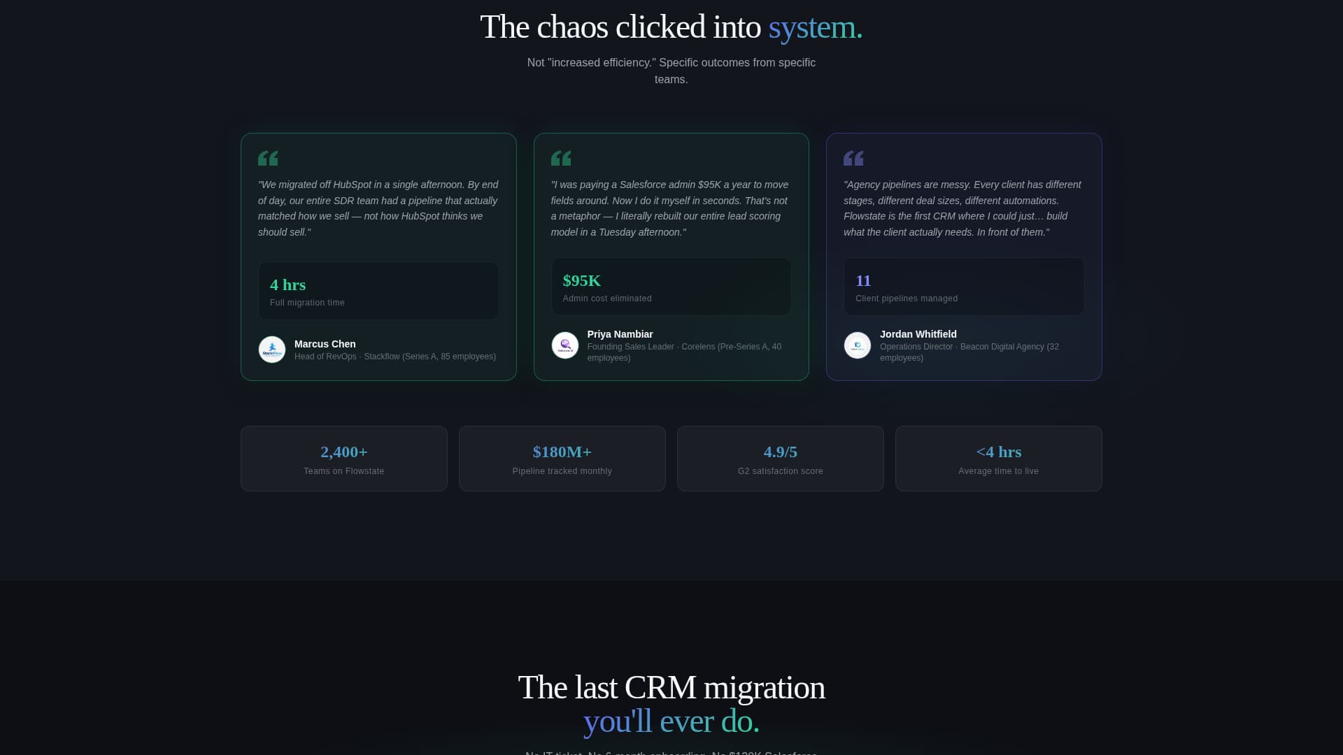 No-Code Enterprise Software Specialist Cost Calculator Website Template
