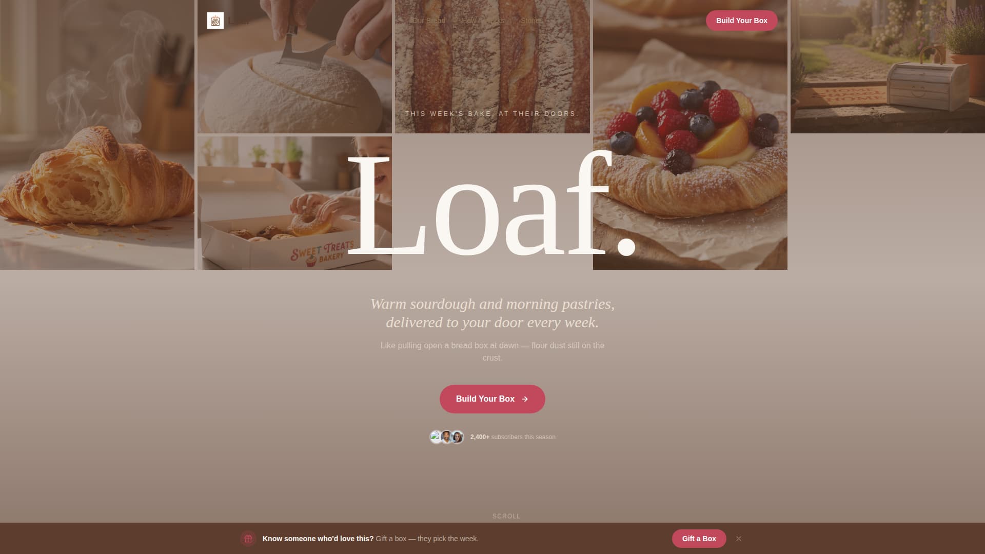 Crust — Heritage Wood-Fired Bakery Landing Page Template