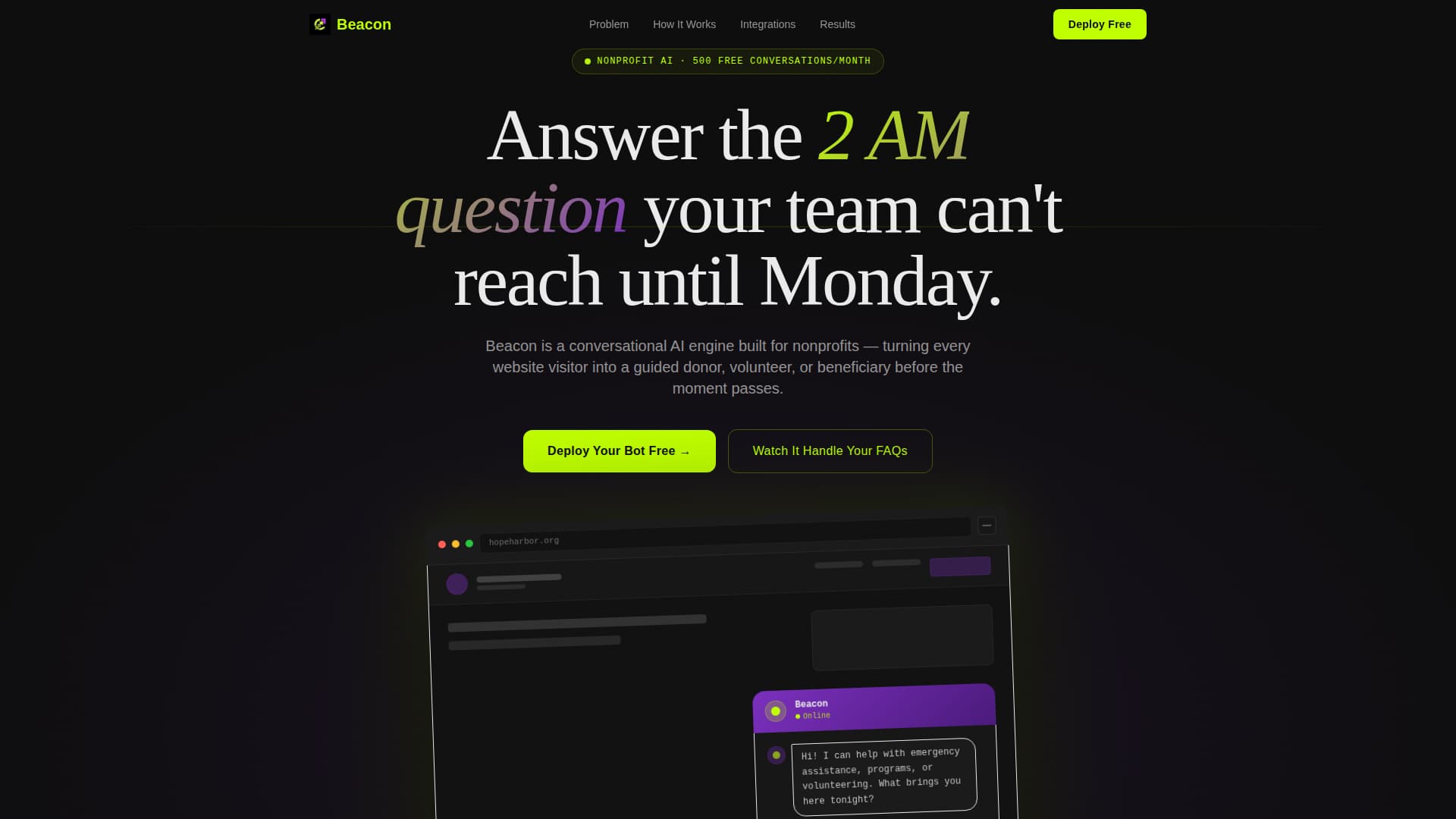 AI for Nonprofit Professional Website Template