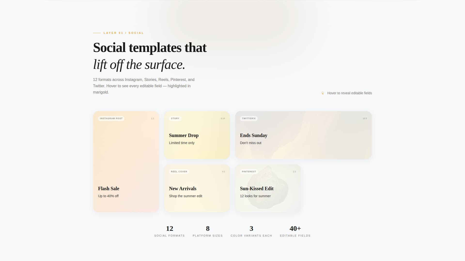Shelf - Seasonal E-commerce Landing Page Template
