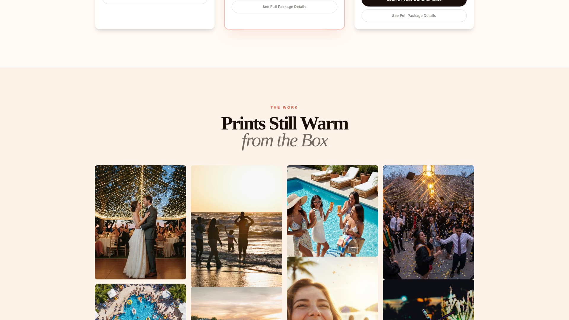 Shutter - Vivid Photography Landing Page Template