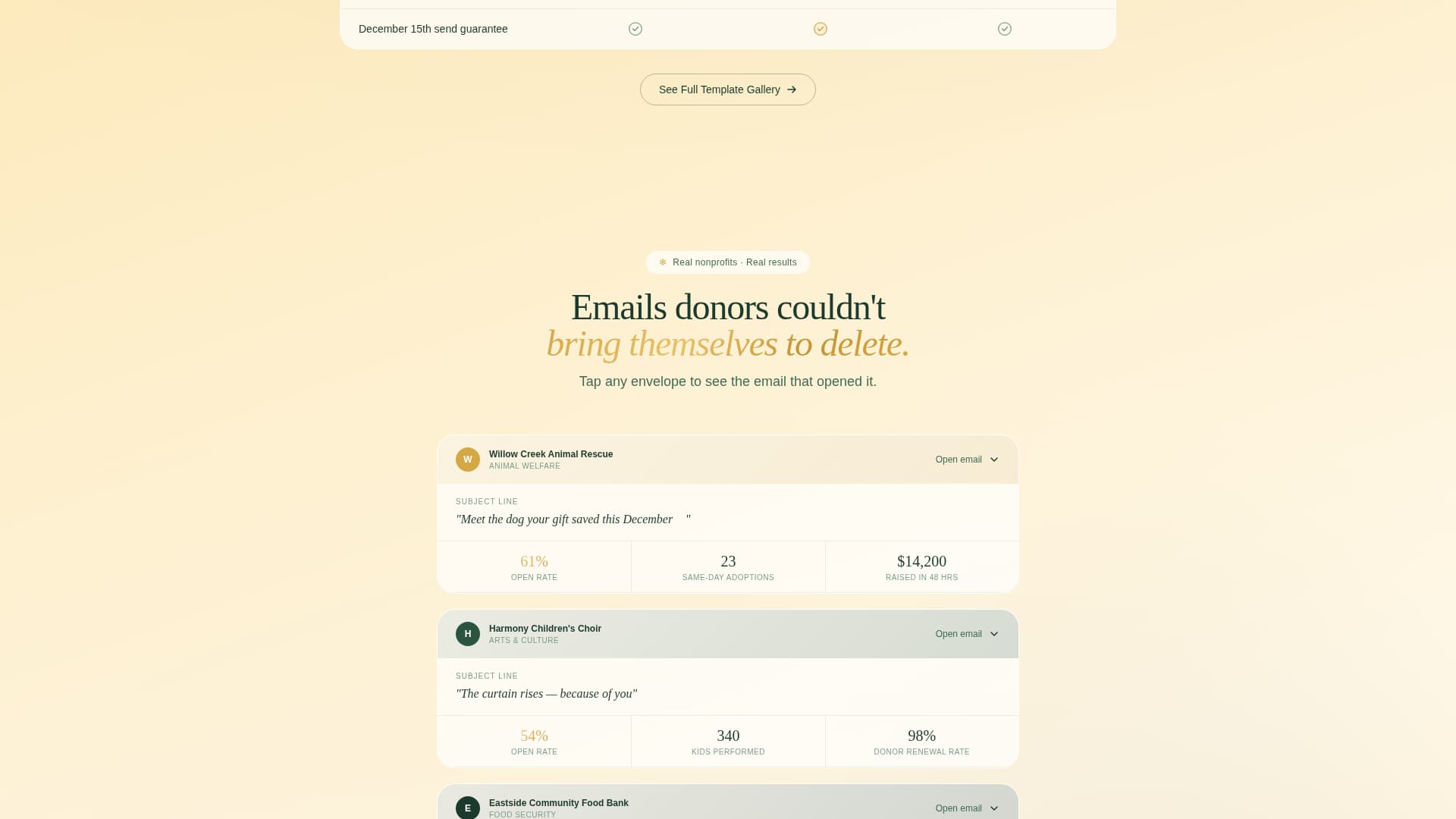 Greet - Heartfelt Nonprofit Landing Page Template