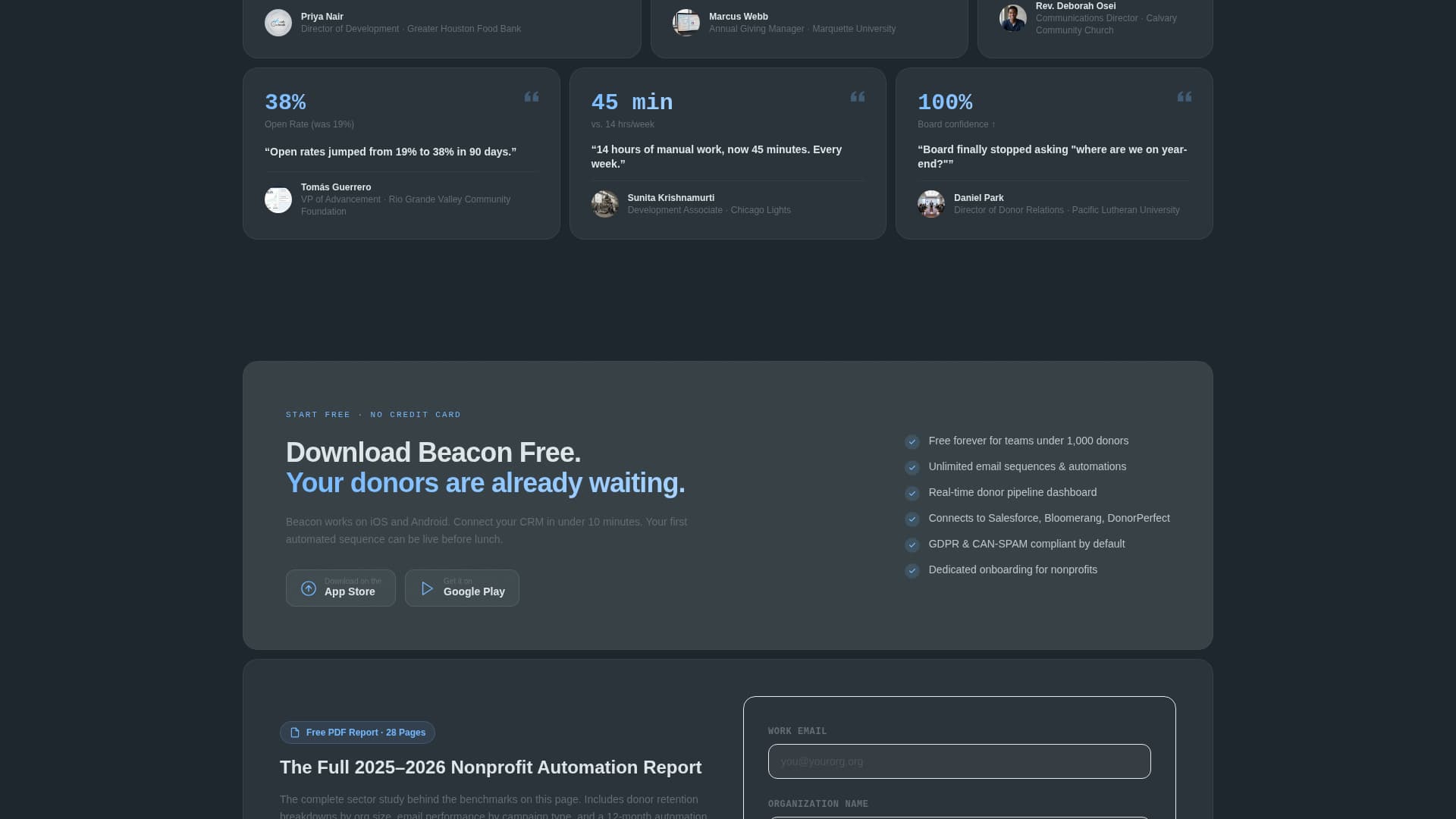 Nonprofit Software & SaaS Reviews Website Template