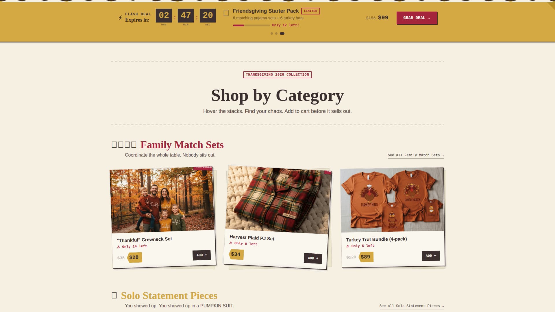 Gobble - Festive Thanksgiving Landing Page Template