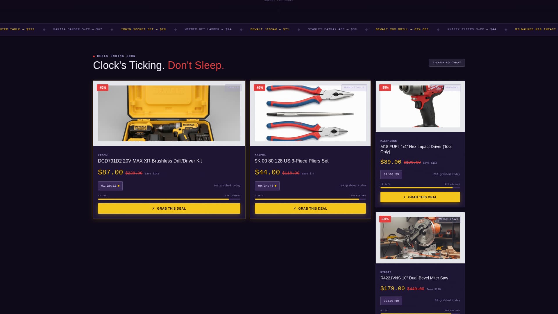 Torque - Unbeatable Hardware Landing Page Template