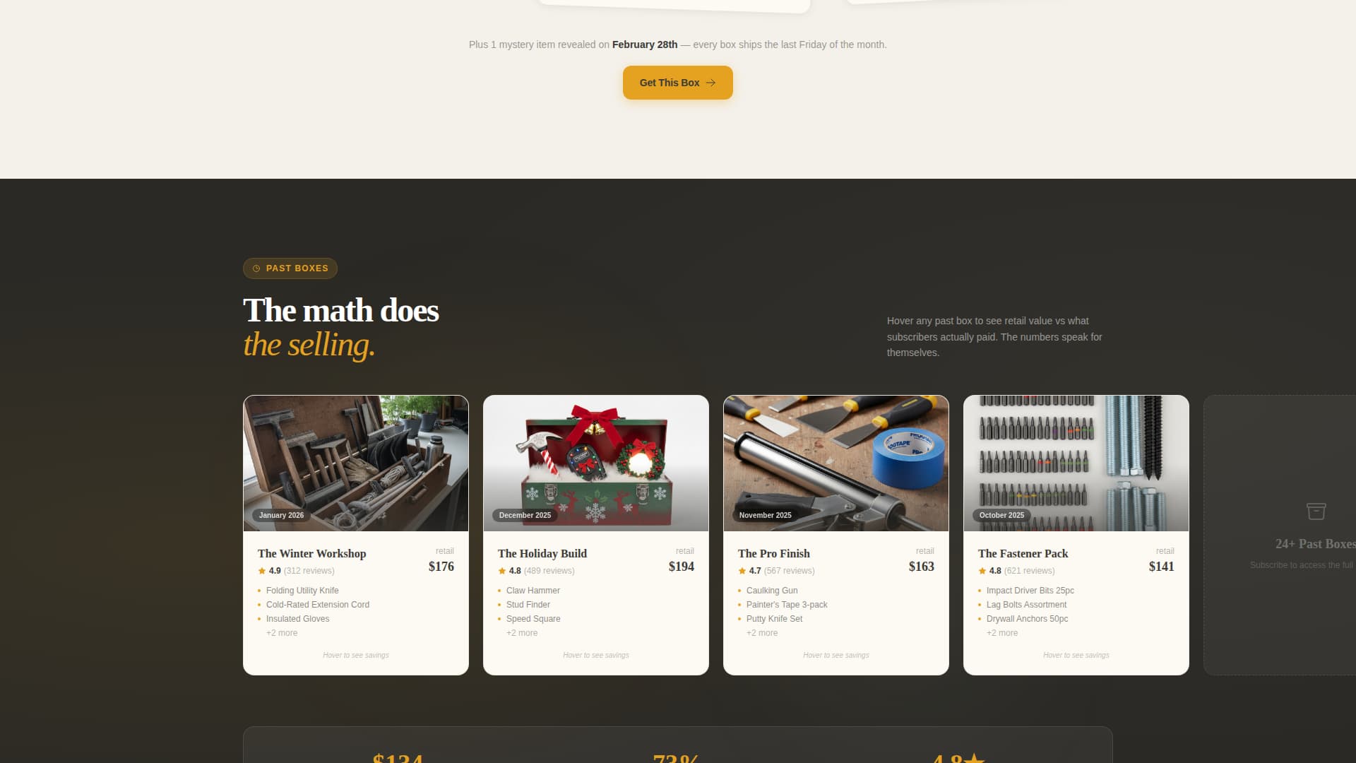 Unbox - Premium Toolssubscription Landing Page Template