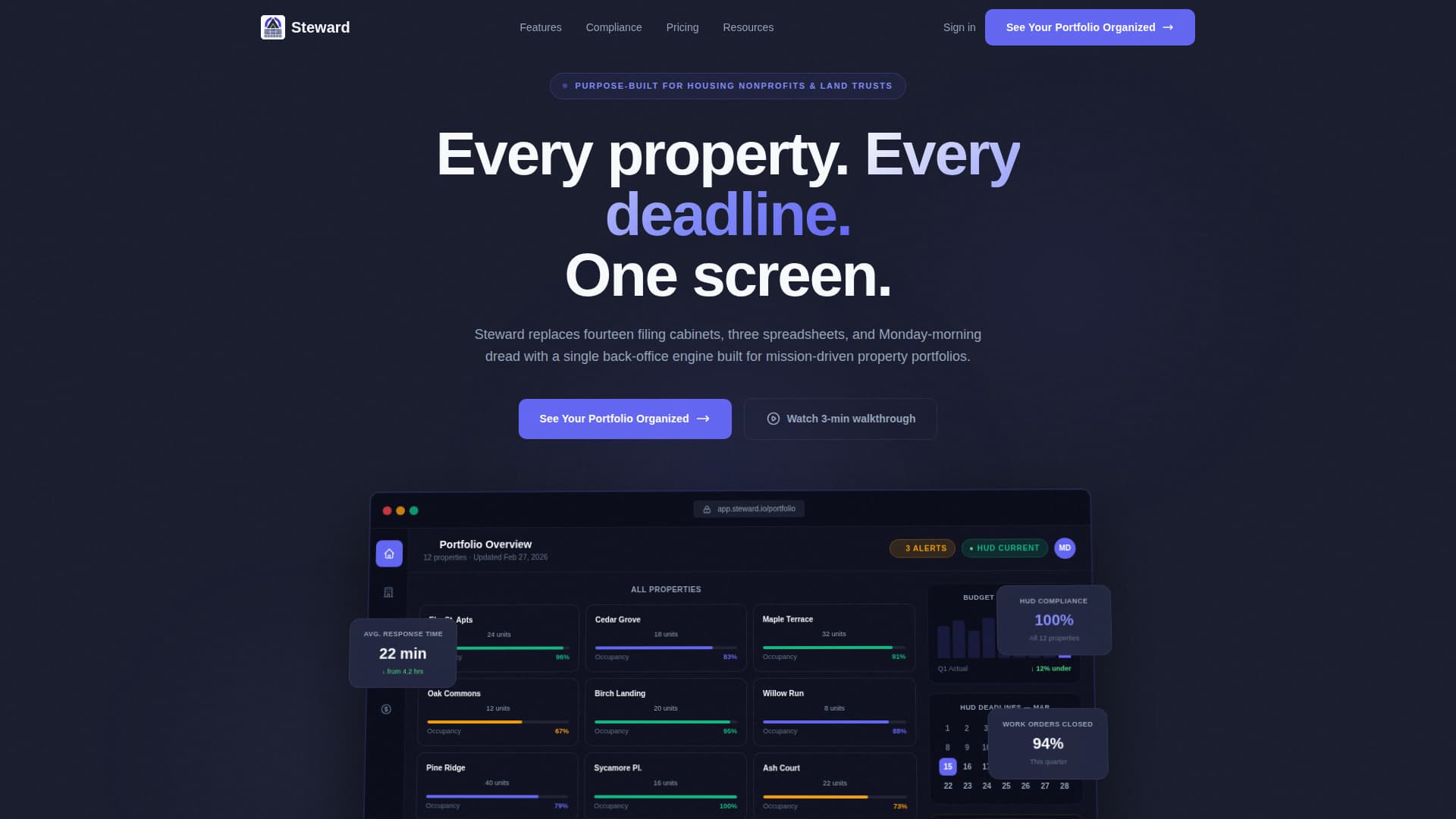 Guardian — Trusted Nonprofit Operations Landing Page Template