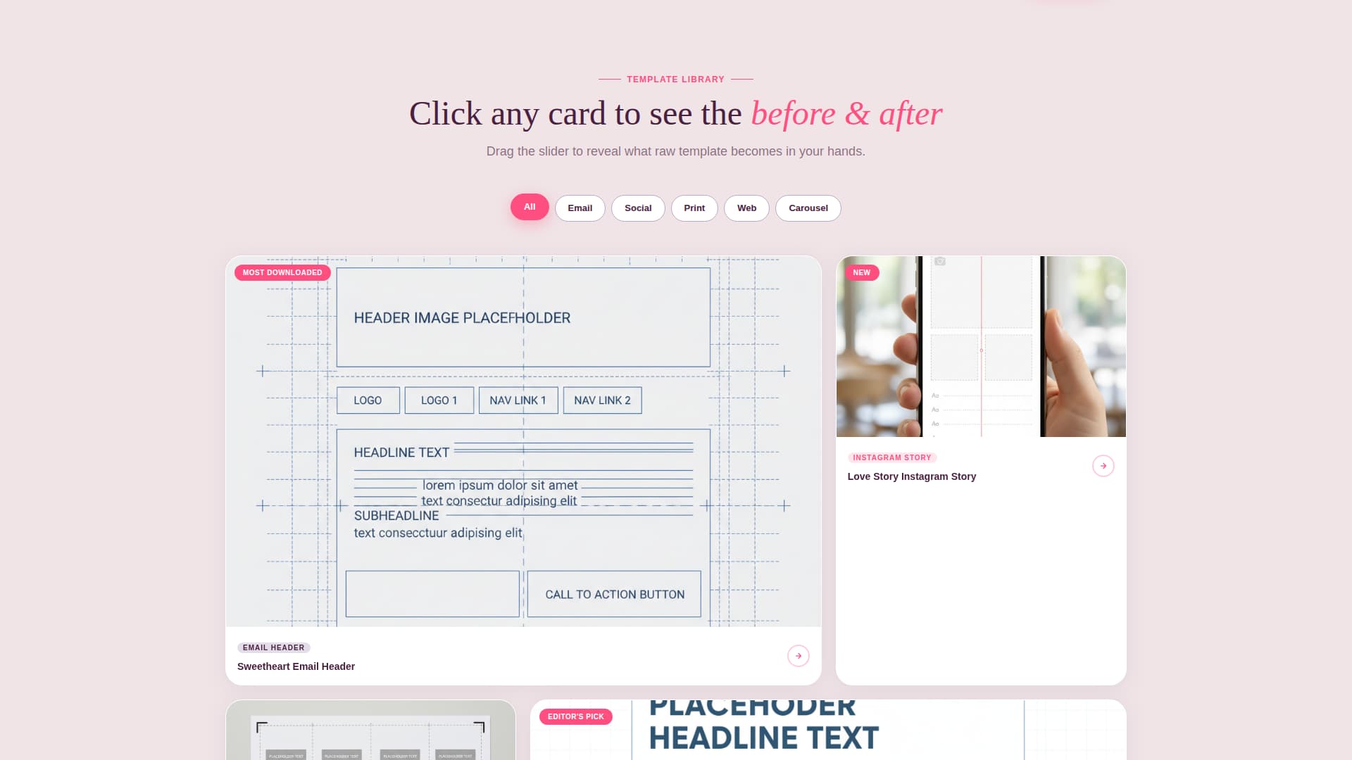 Swoon - Irresistible Valentines Landing Page Template