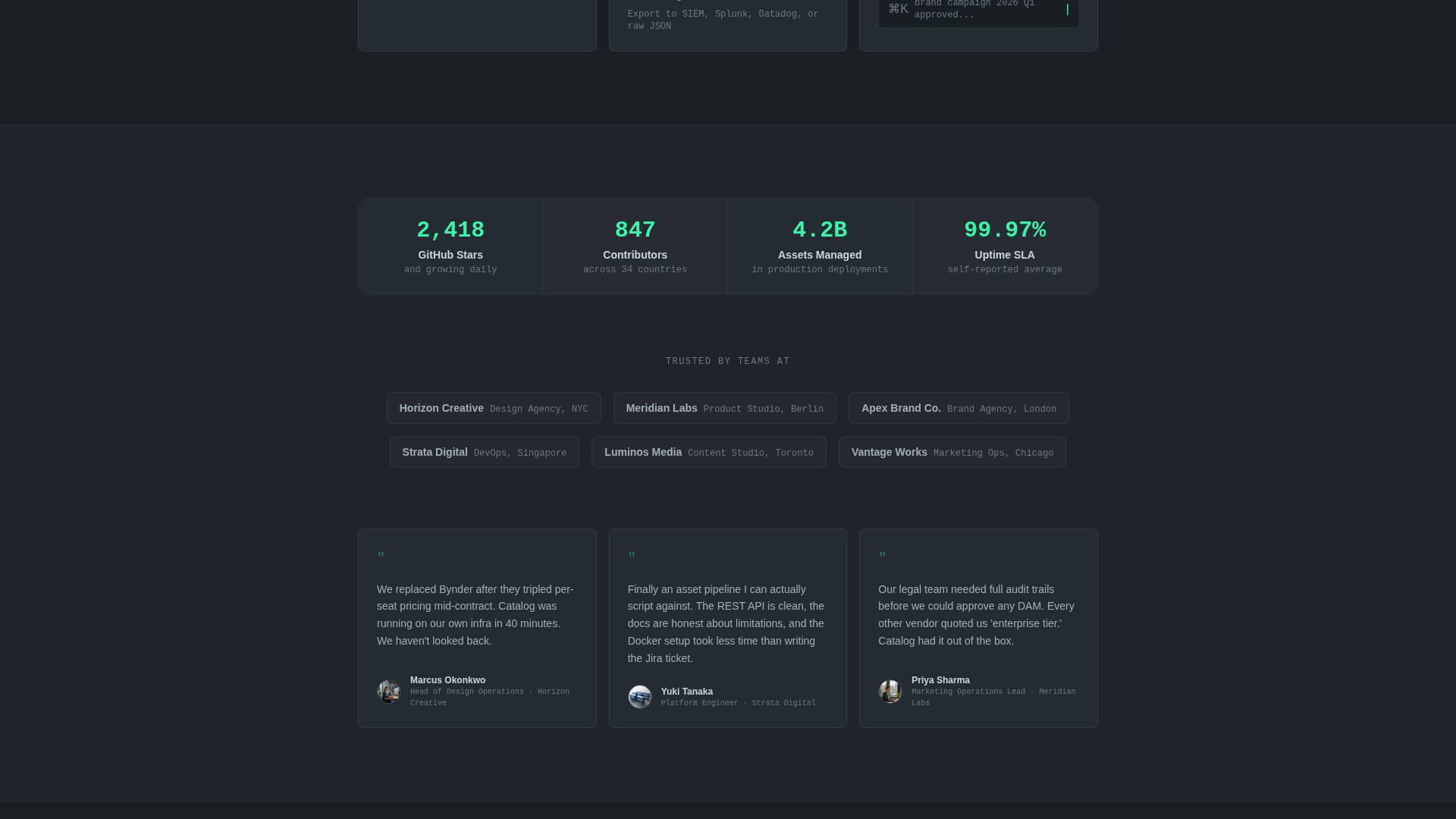Catalog - Powerful DAM Landing Page Template