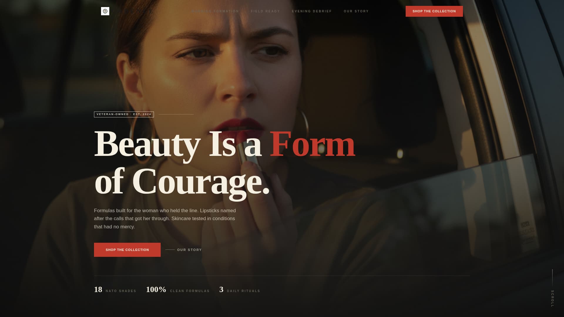 Cadence - Bold Veteranowned Landing Page Template
