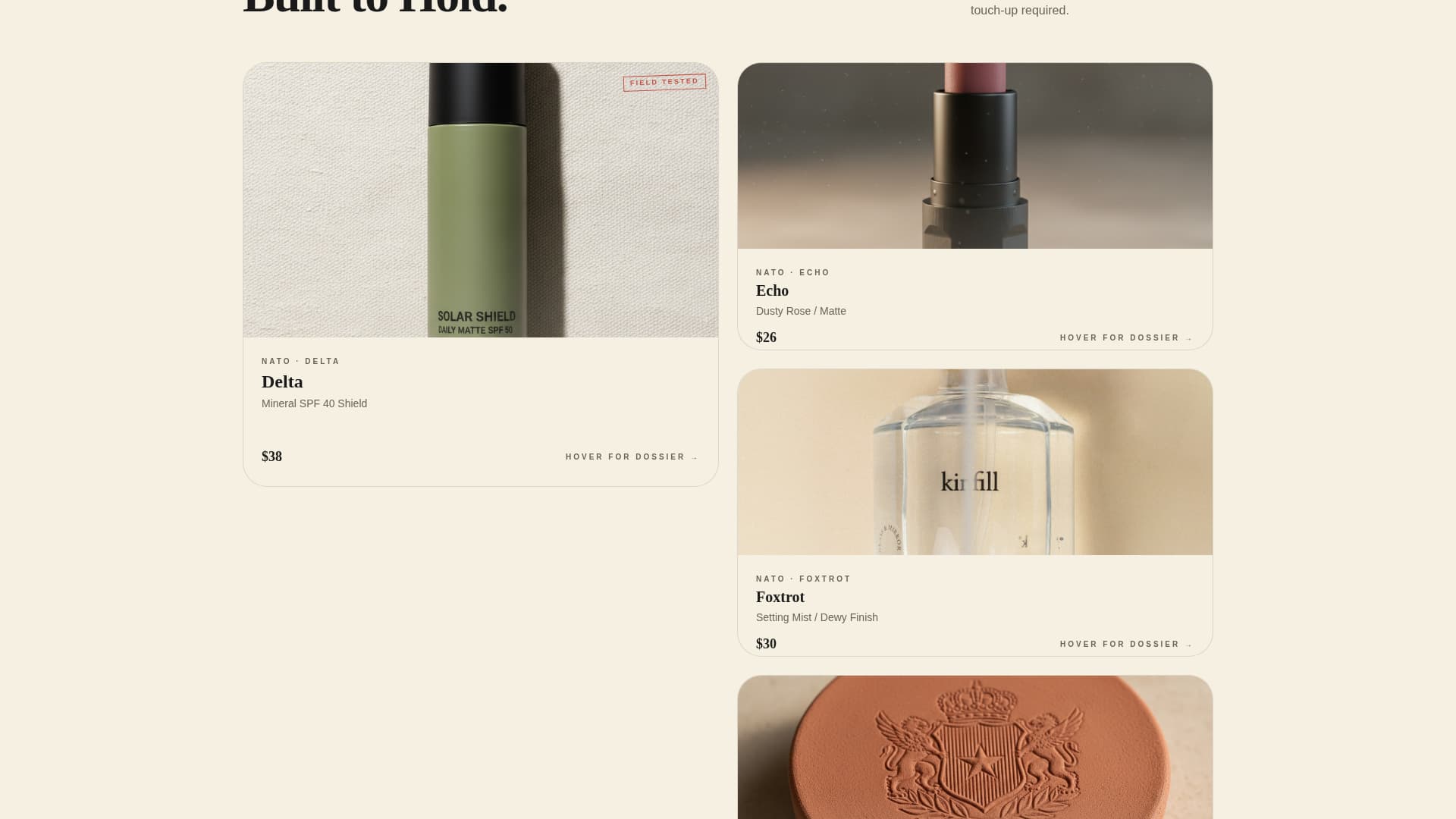 Cadence - Bold Veteranowned Landing Page Template