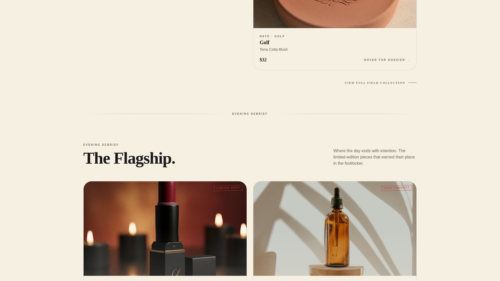Cadence - Bold Veteranowned Landing Page Template