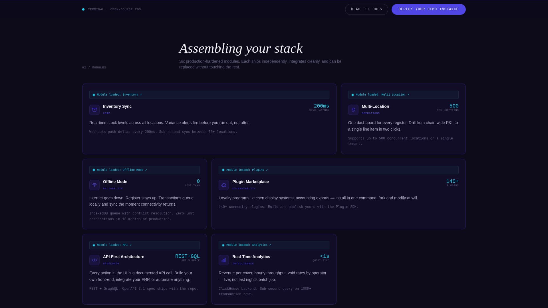 Checkout — Intelligent Point-of-Sale Landing Page Template