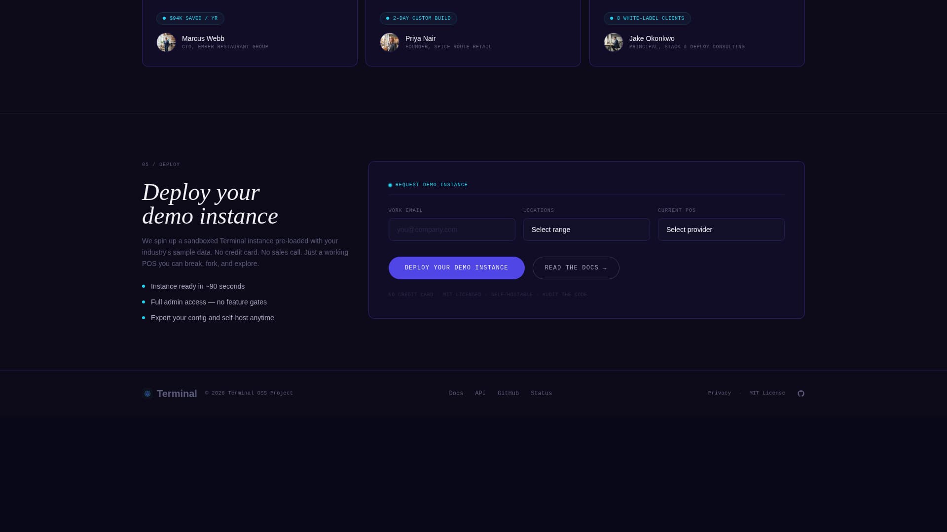 Checkout — Intelligent Point-of-Sale Landing Page Template
