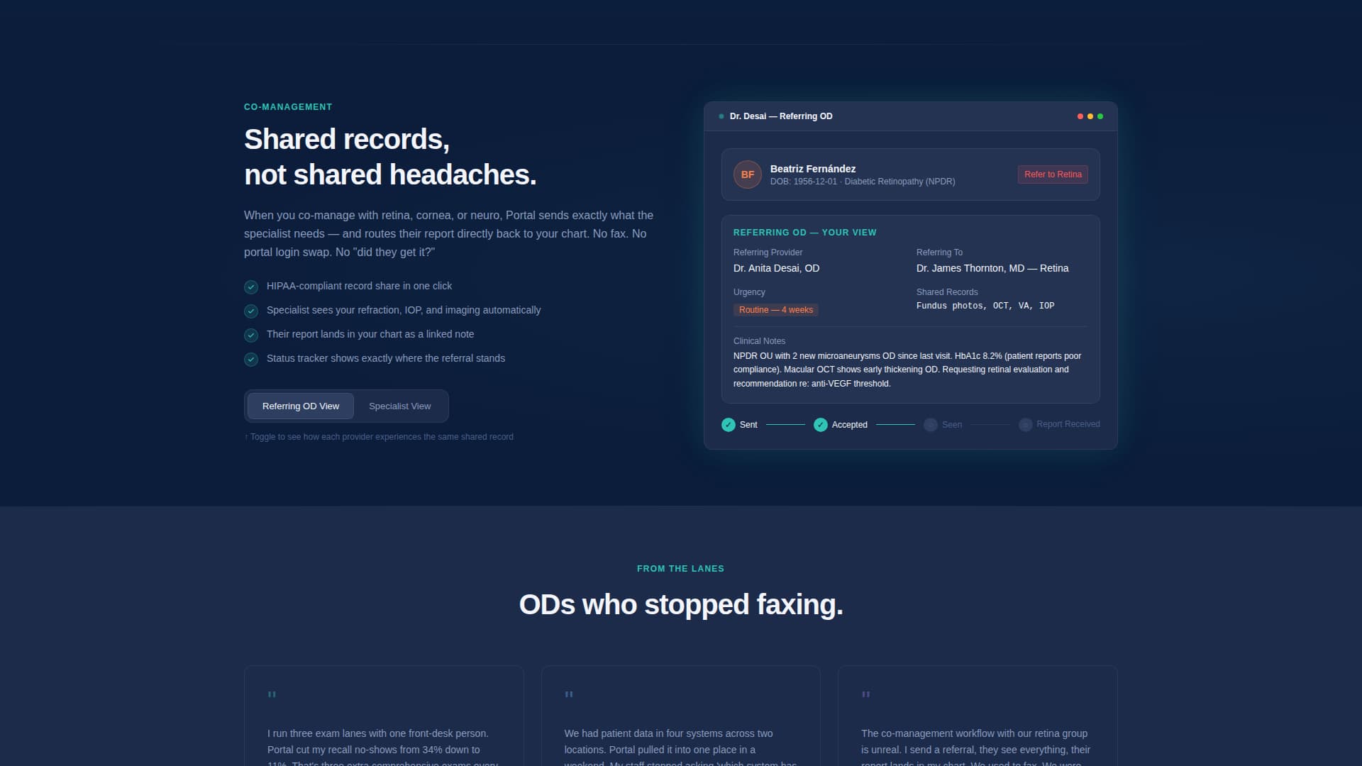 Clearvision - Powerful Optometry Landing Page Template