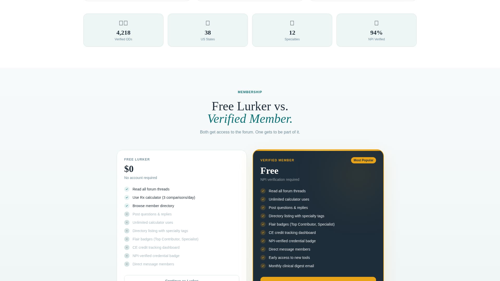 Lens - Vibrant Optometry Landing Page Template