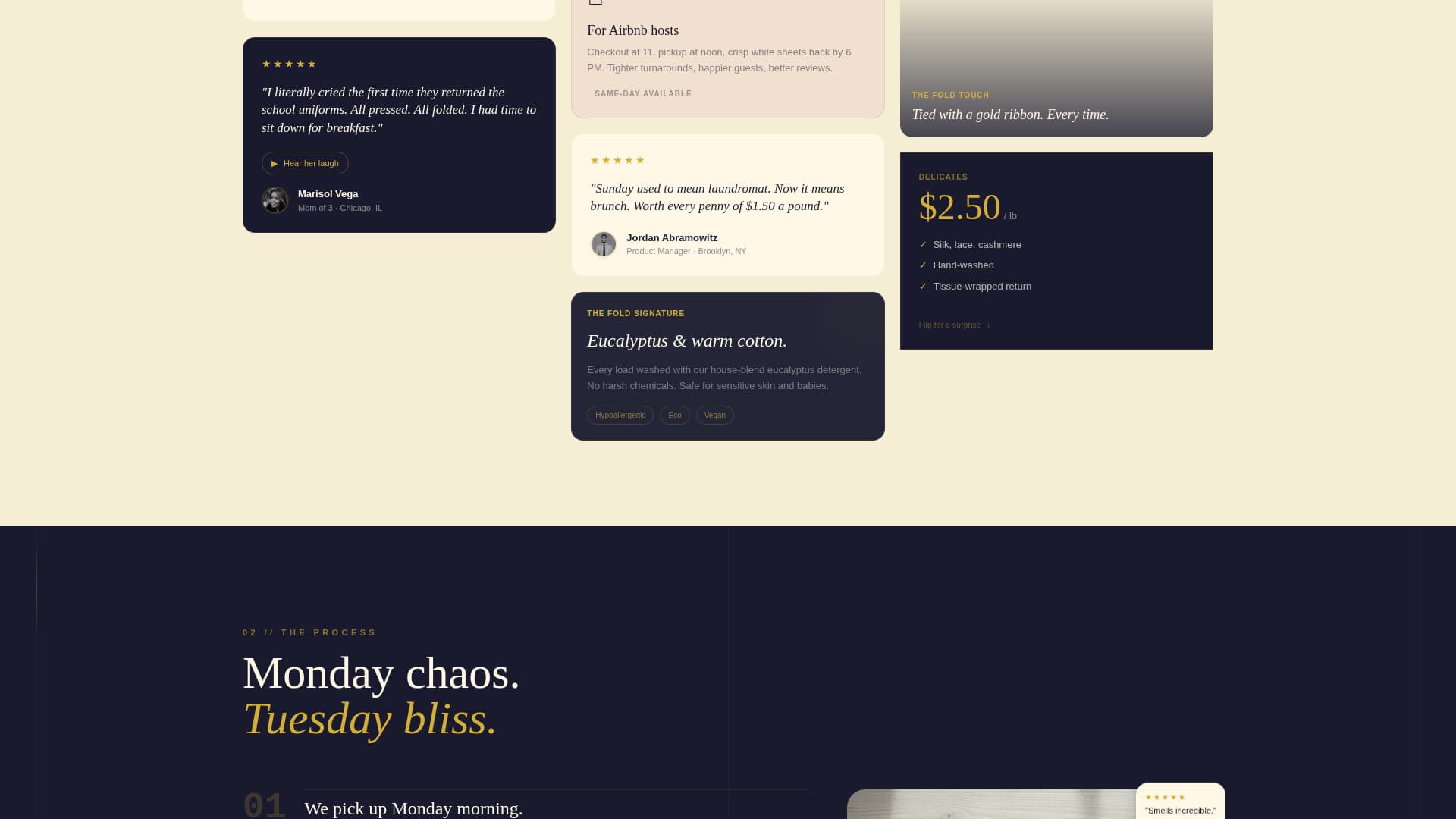 Press — Refined Dry Cleaning Landing Page Template