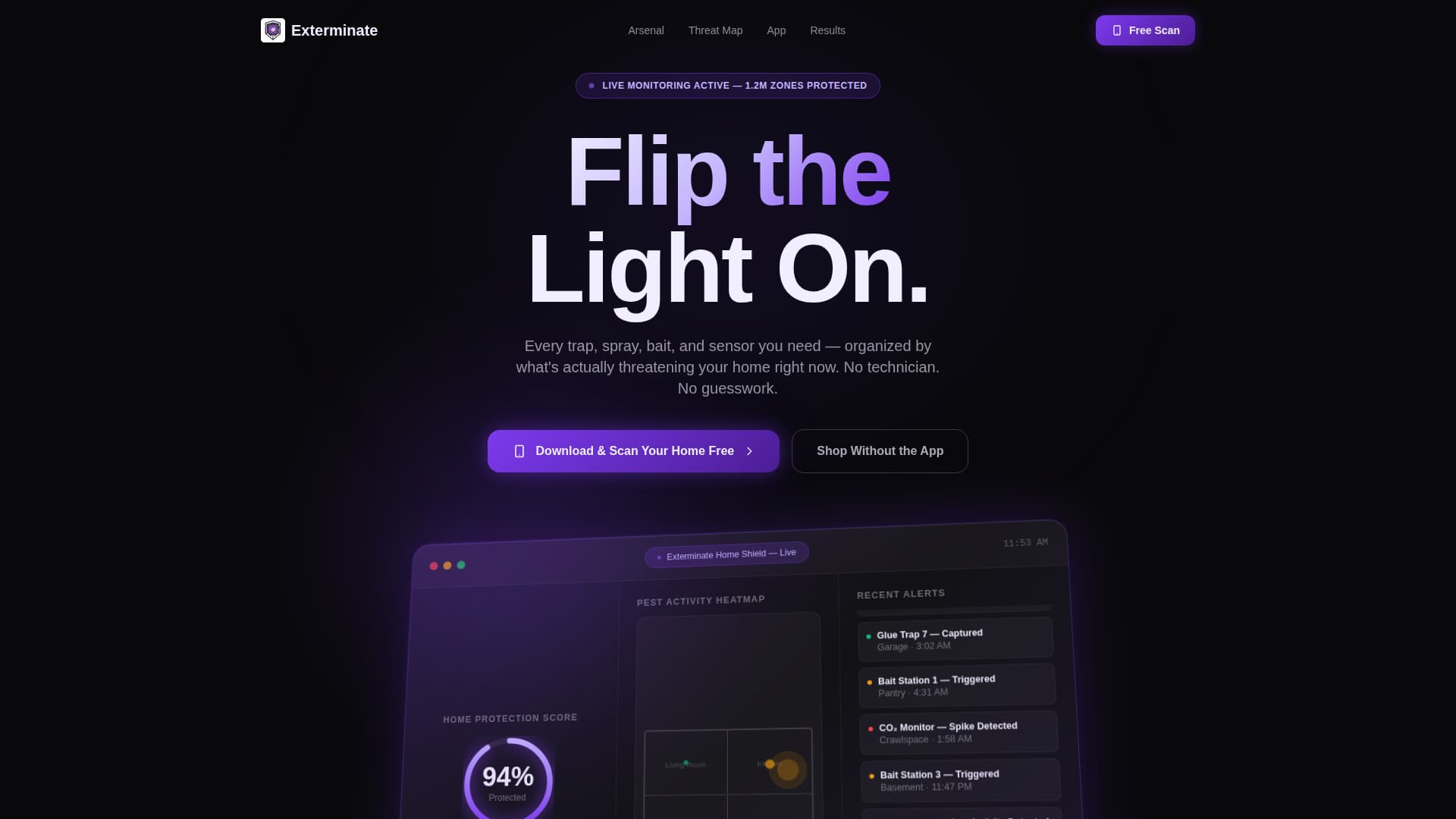 Fumigate — Robust Pest Control Landing Page Template