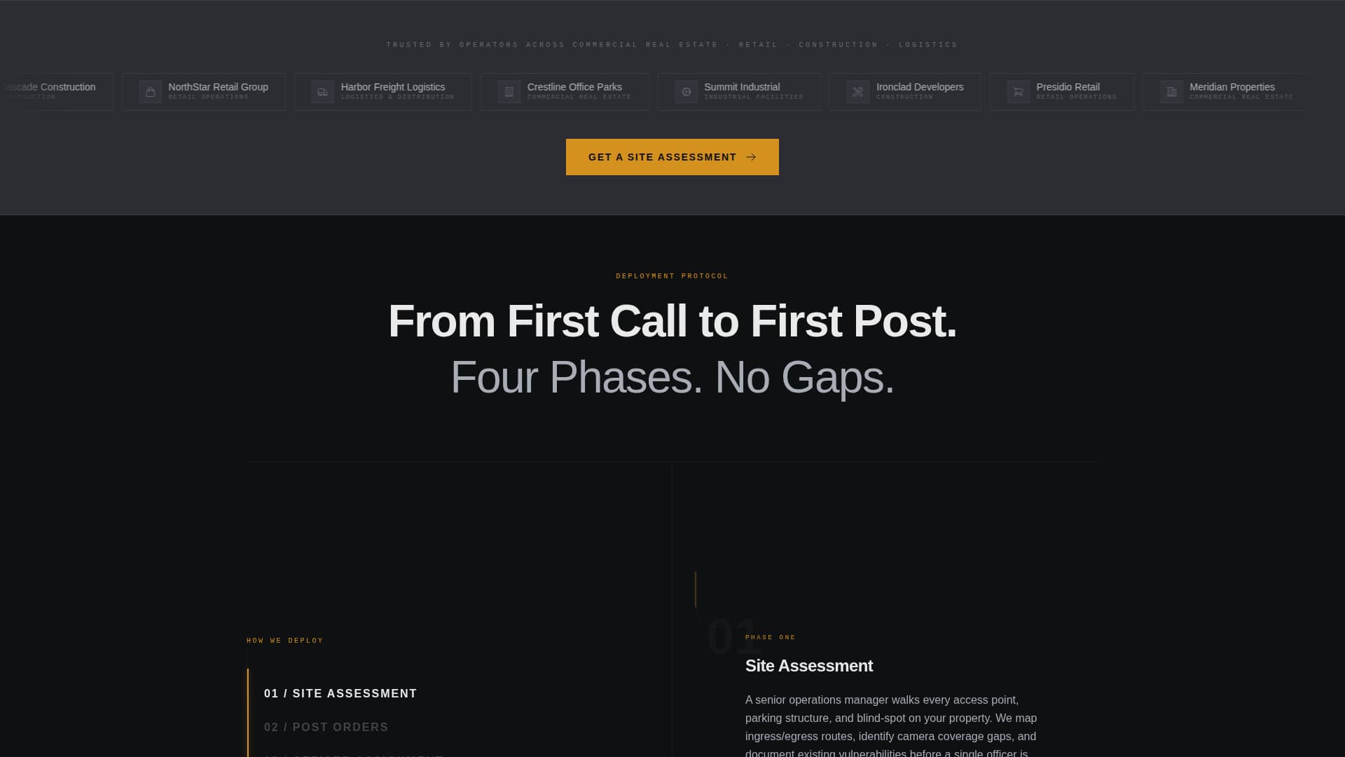 Shield - Trusted Security Landing Page Template